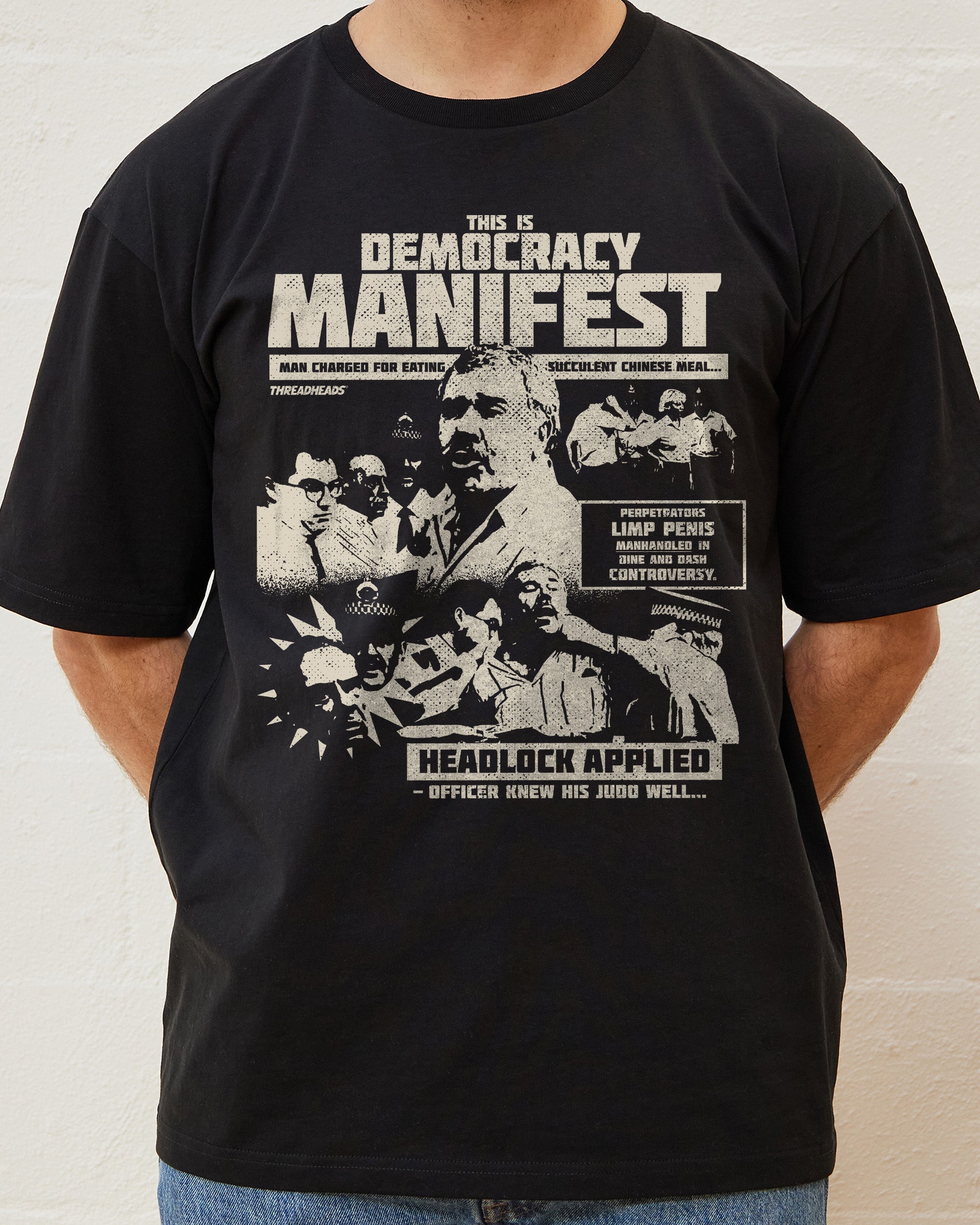Democracy Manifest: Tabloid Edition T-Shirt