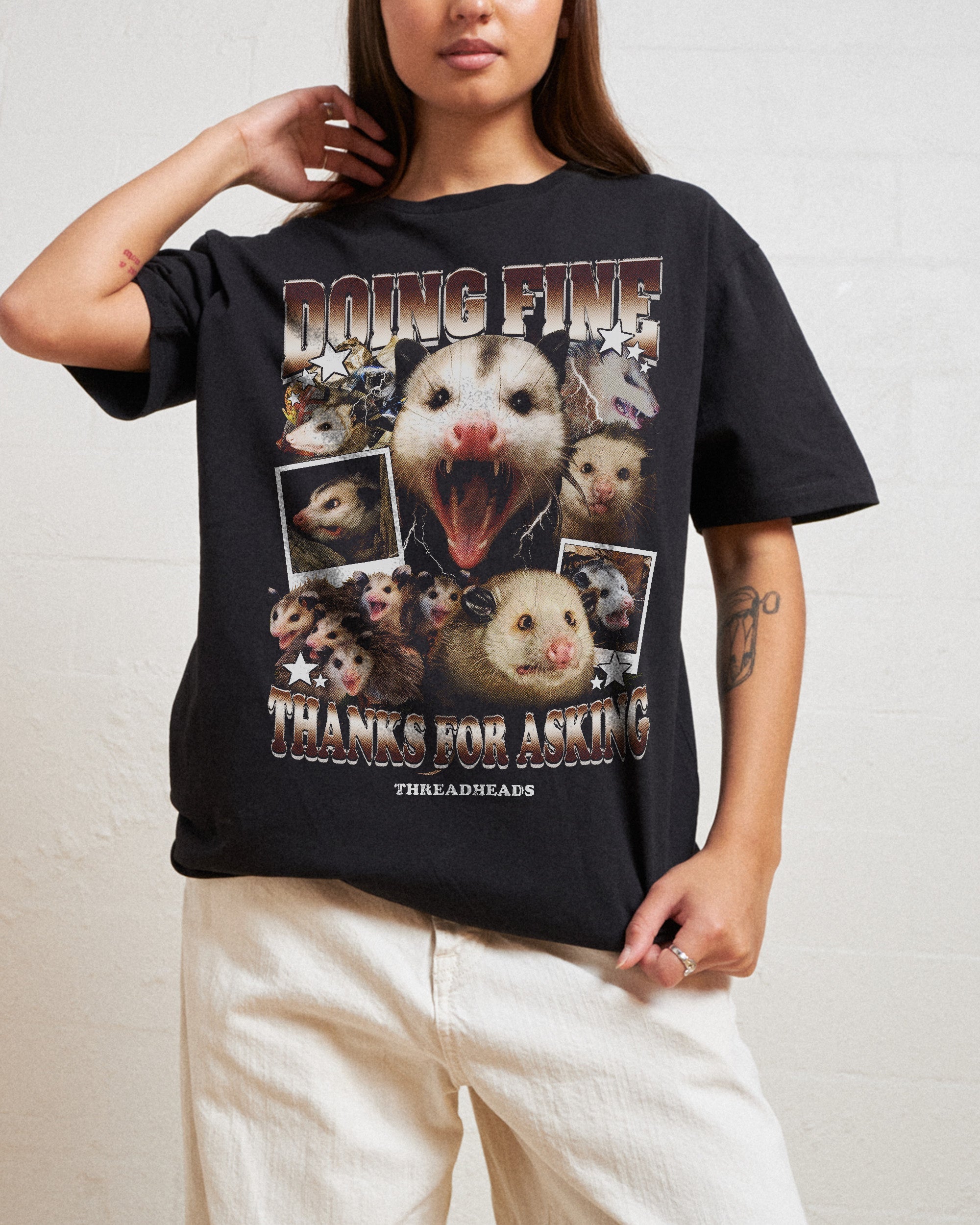 Doing Fine Opossum T-Shirt