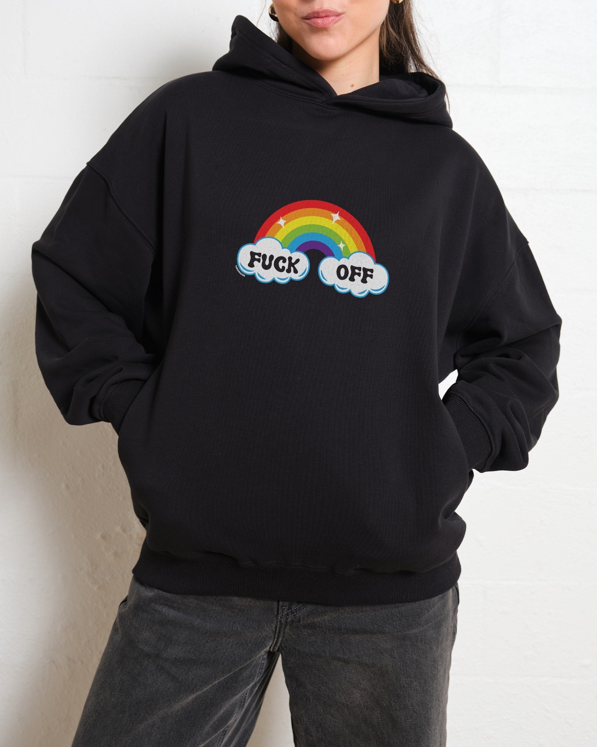 Fk Off Rainbow Hoodie