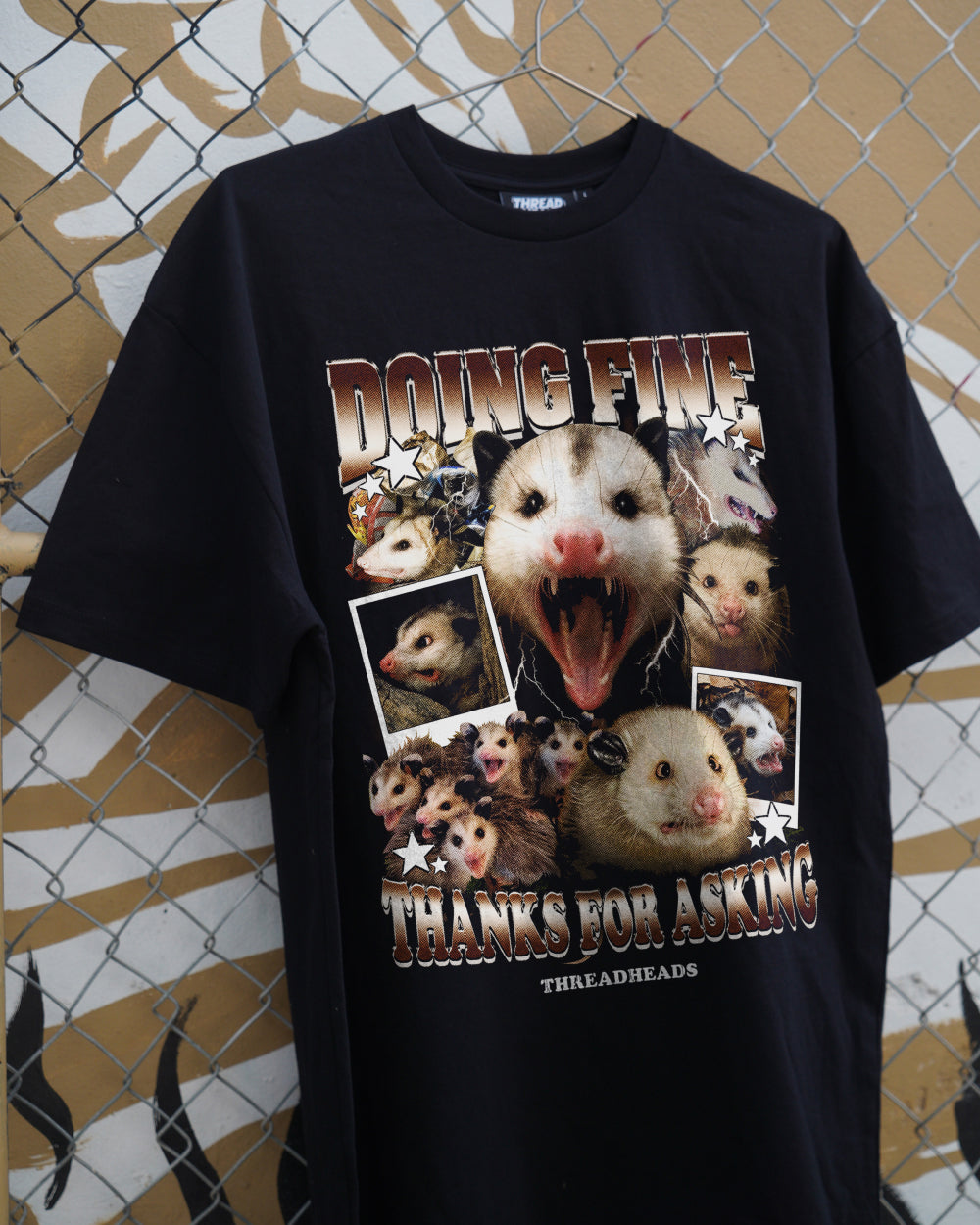 Doing Fine Opossum T-Shirt