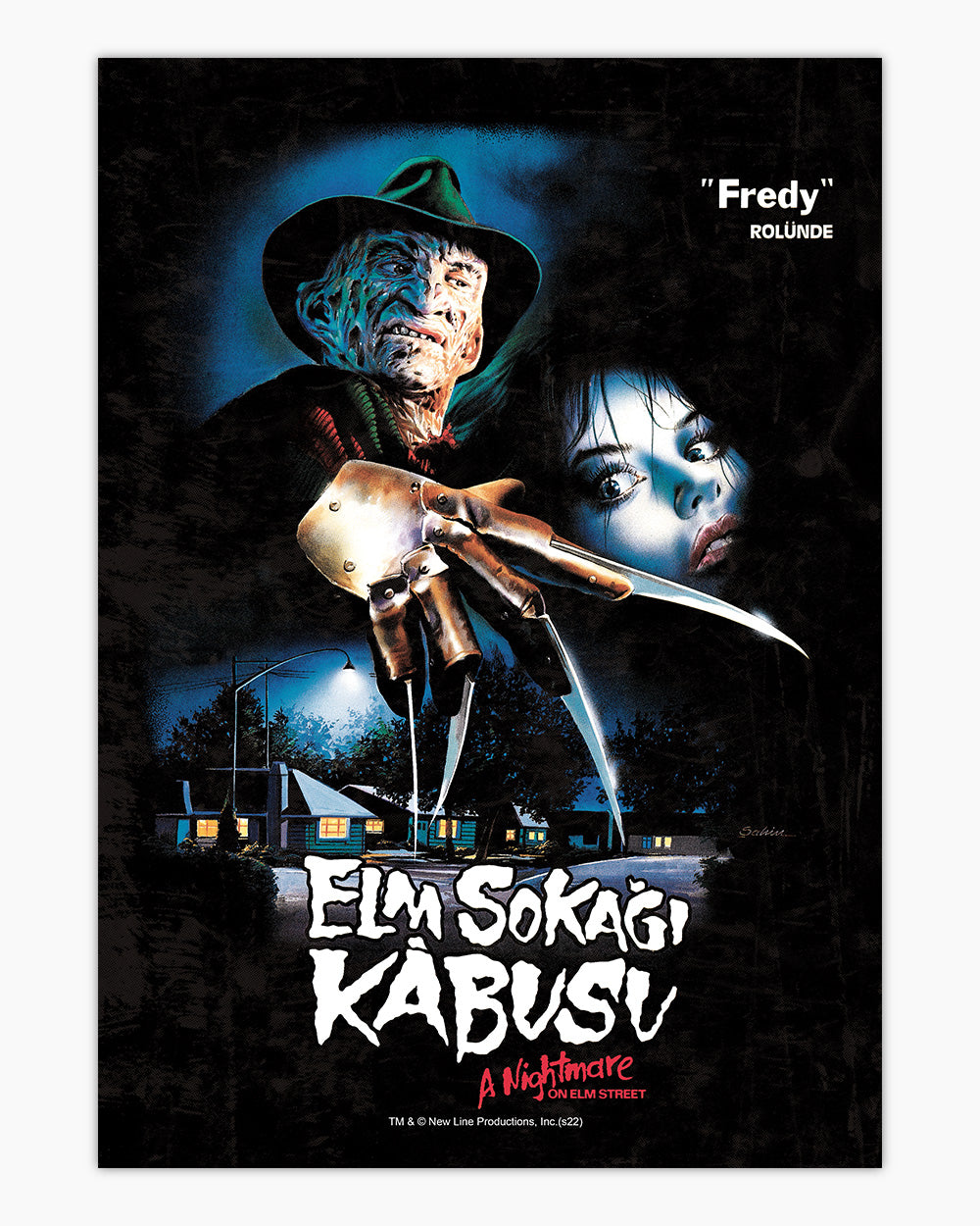 Freddy Krueger Elm Sokagi Kabusu Art Print