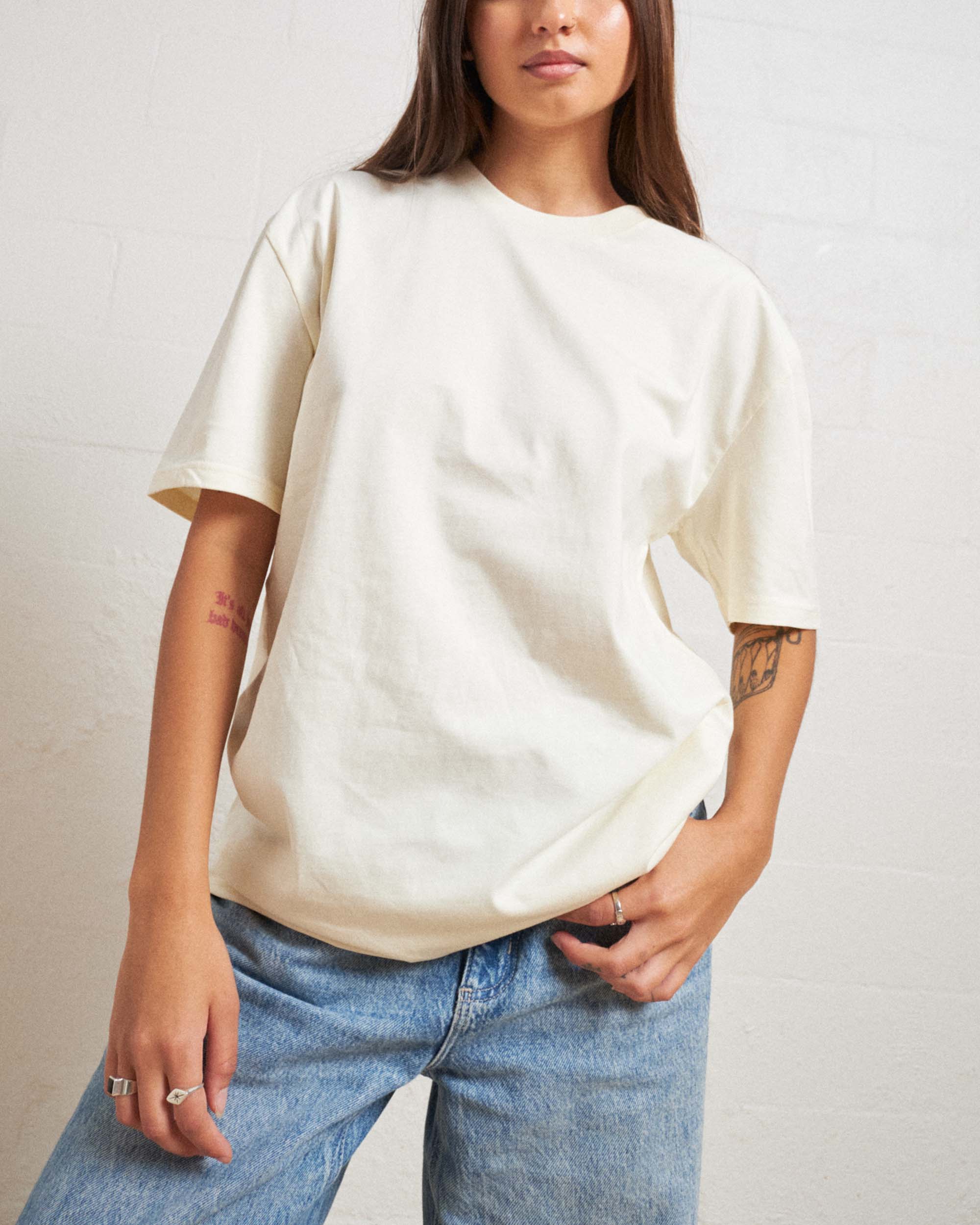 Classic Tee 5 Pack: Pale Blue, Natural, Pink, Brown, Black