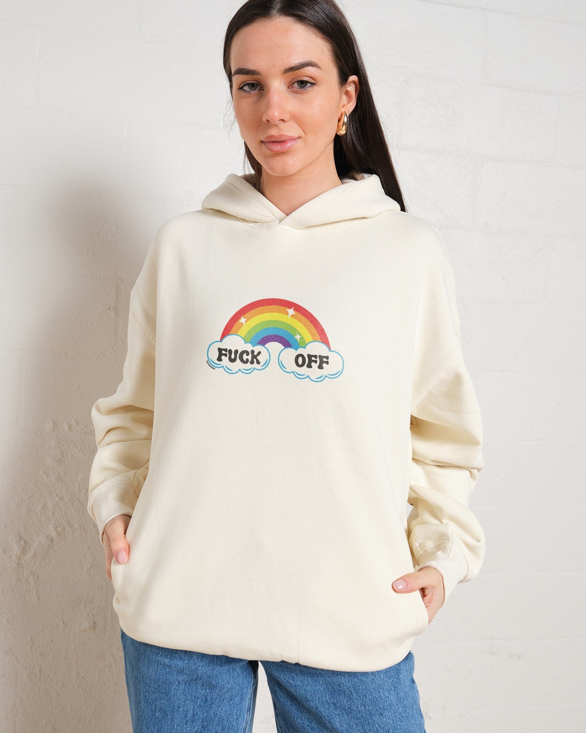 Fk Off Rainbow Hoodie