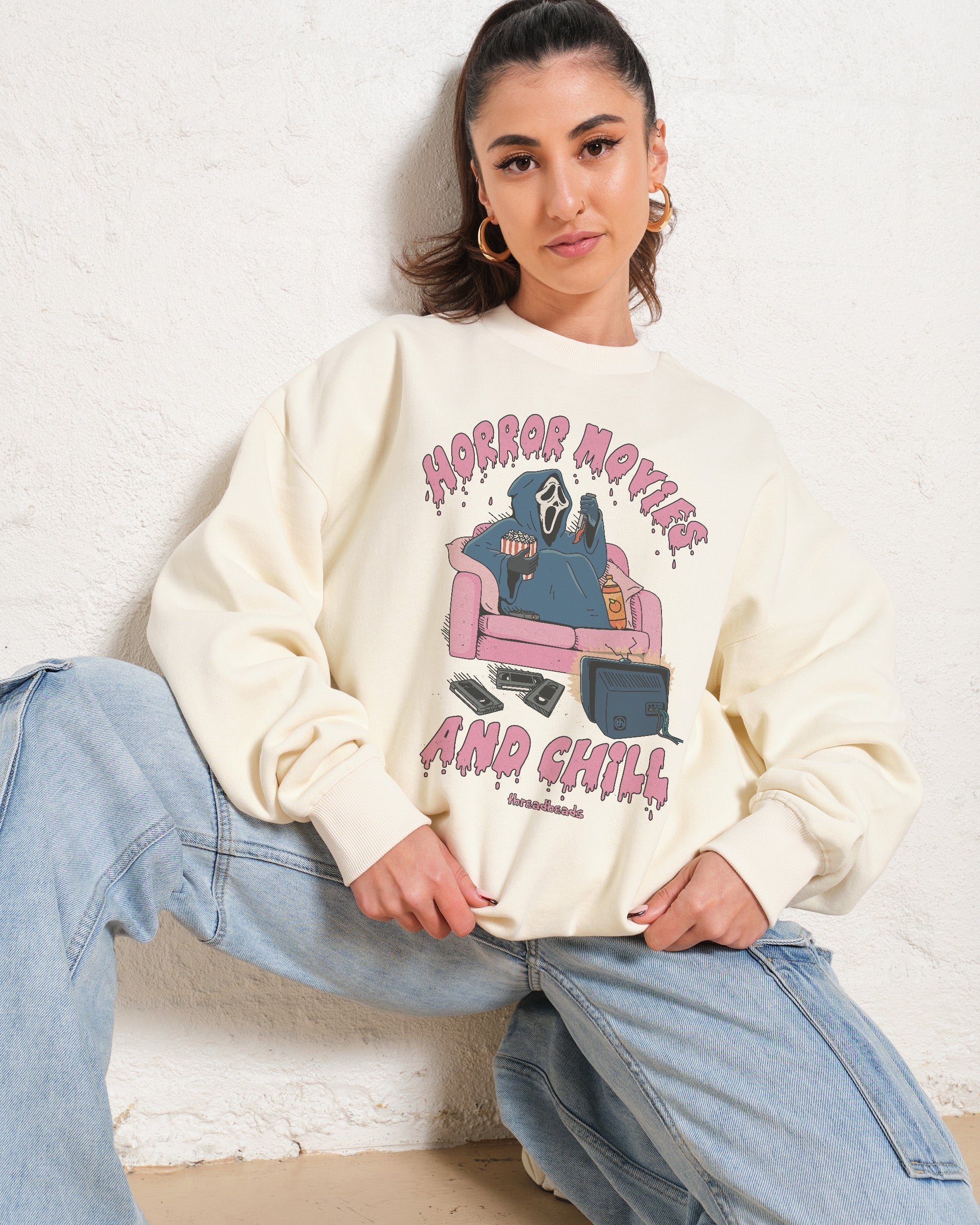 Horror Movies and Chill Sweatshirt