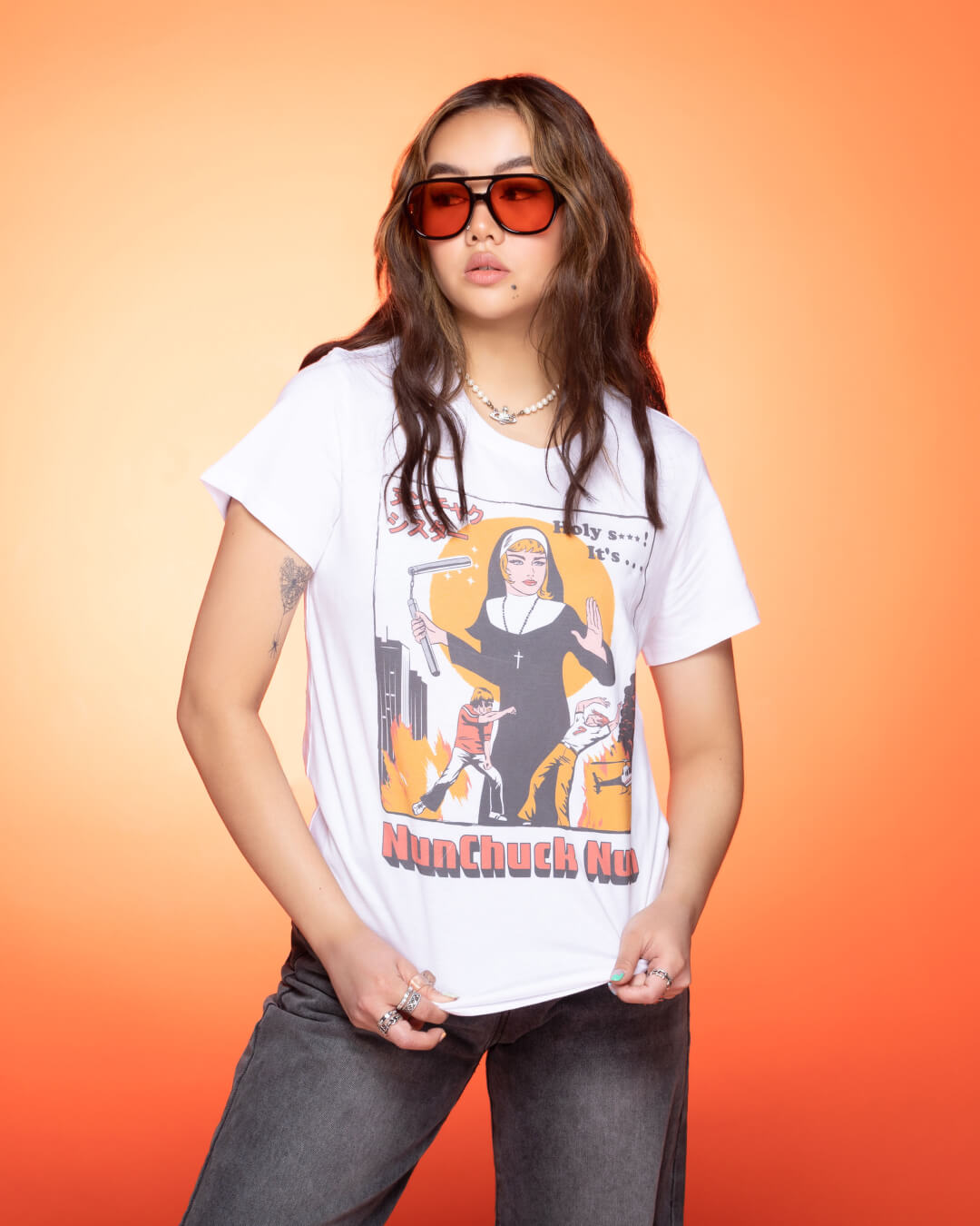 Nunchuck Nun T-Shirt
