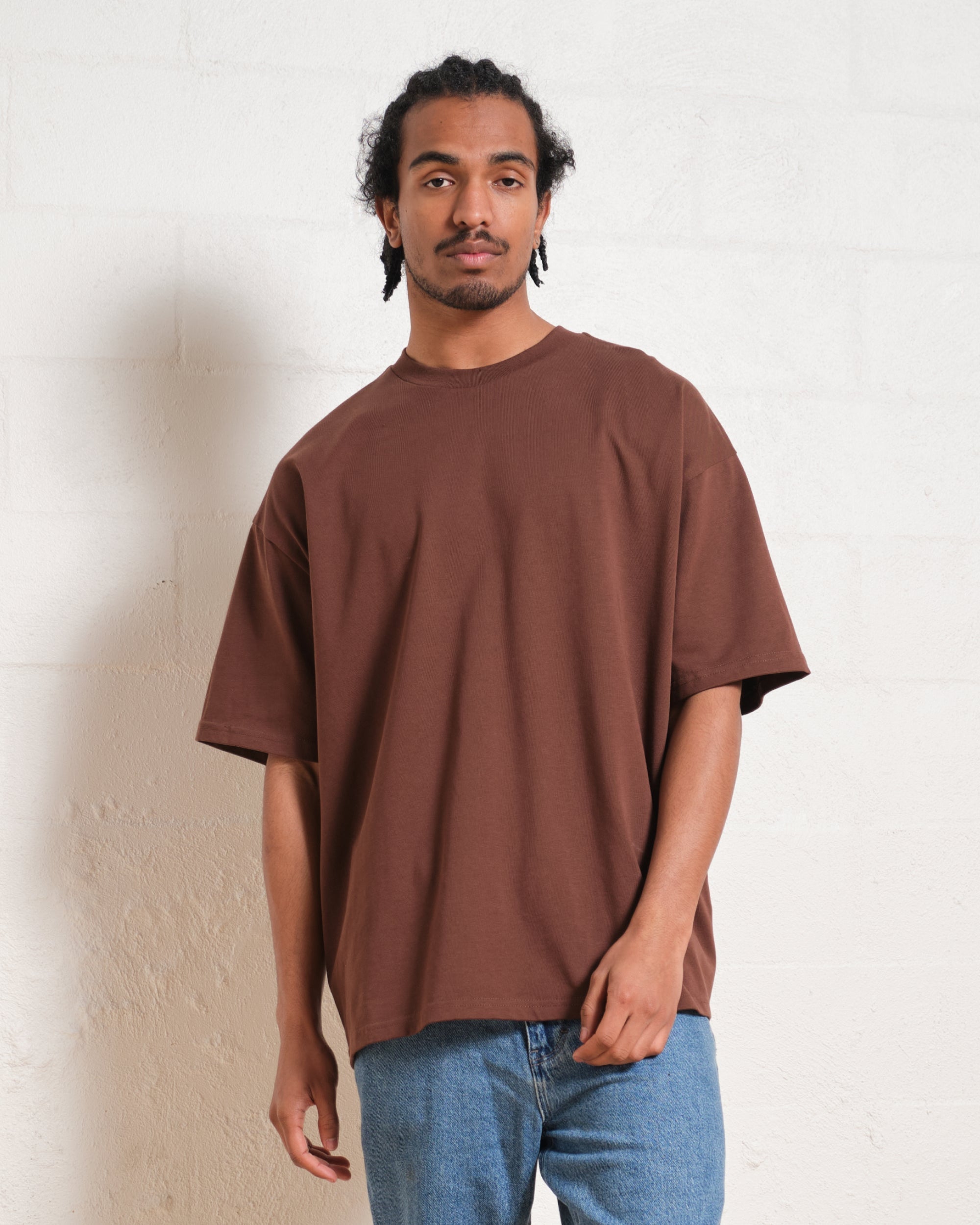 Oversized Tee 2 Pack: Natural, Brown