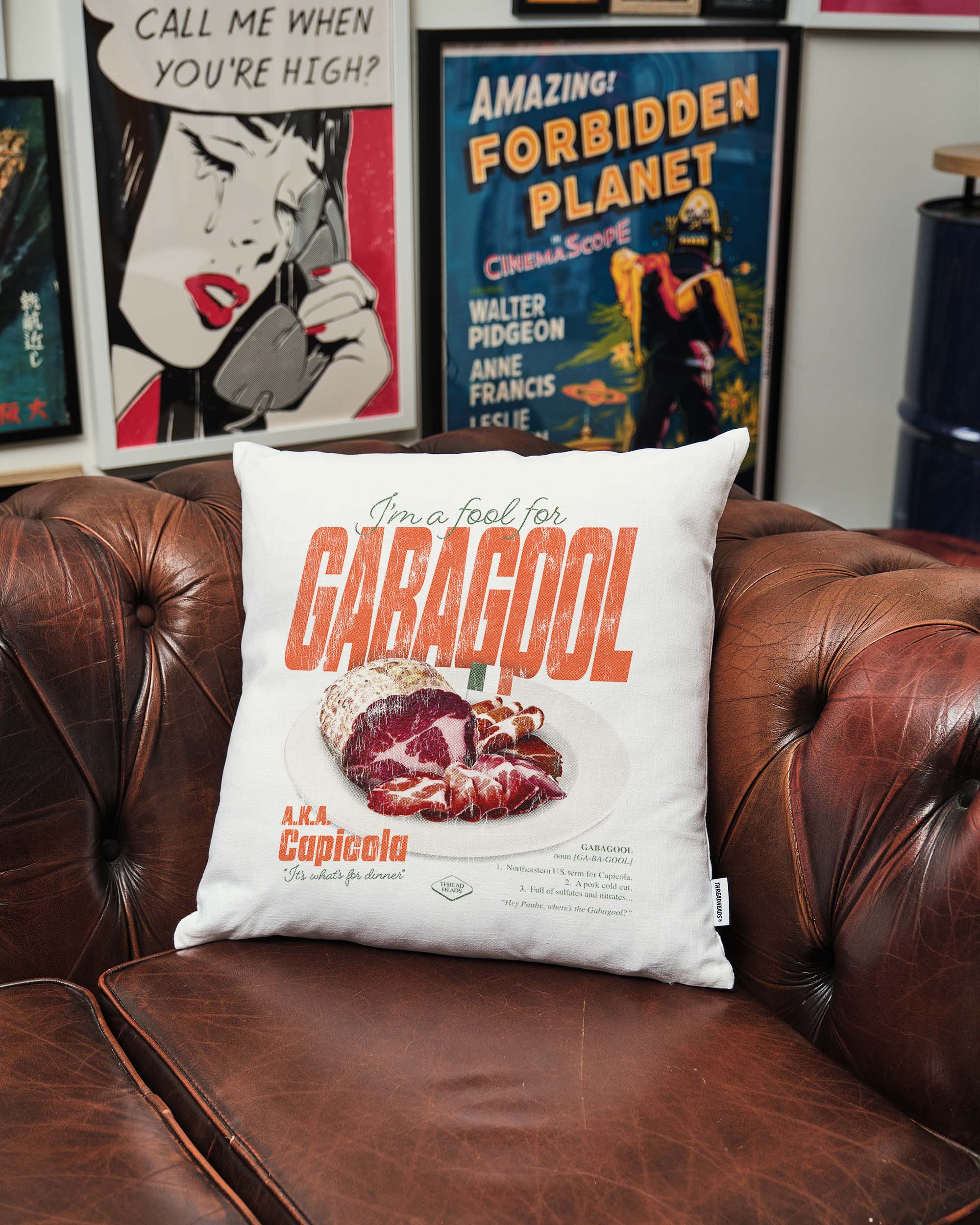 I'm a Fool for Gabagool Cushion