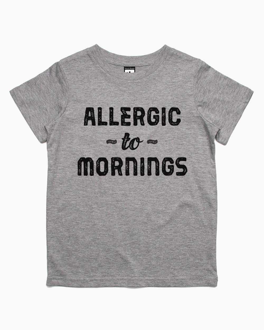 Allergic to Mornings Kids T-Shirt