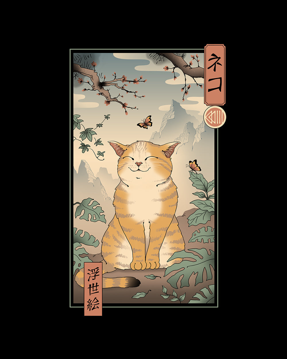 Edo Cat Tote Bag