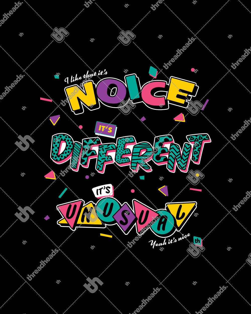 It's Noice It's Different It's Unusual Crop Tee