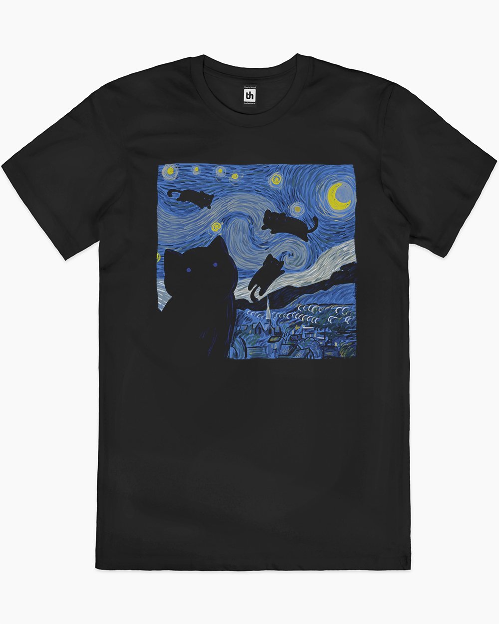 The Starry Cat Night T-Shirt