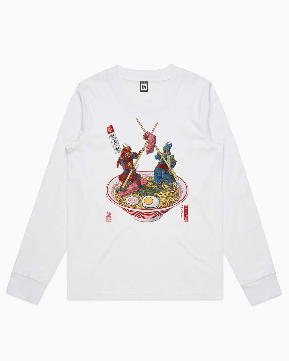Samurai Duel over Ramen Long Sleeve