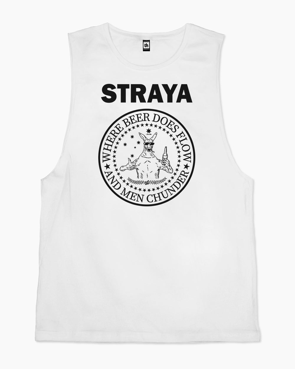 Straya - Where Beer Does Flow & Men Chunder Tank