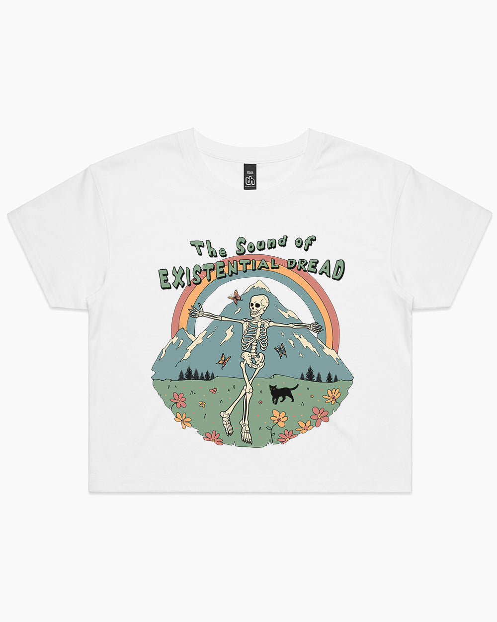 The Sound of Existential Dread Crop Tee