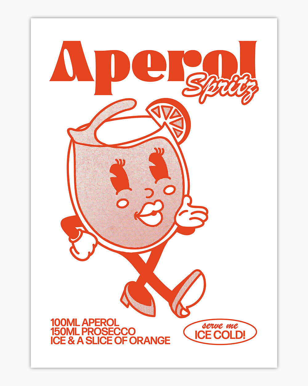 Aperol Spritz Art Print