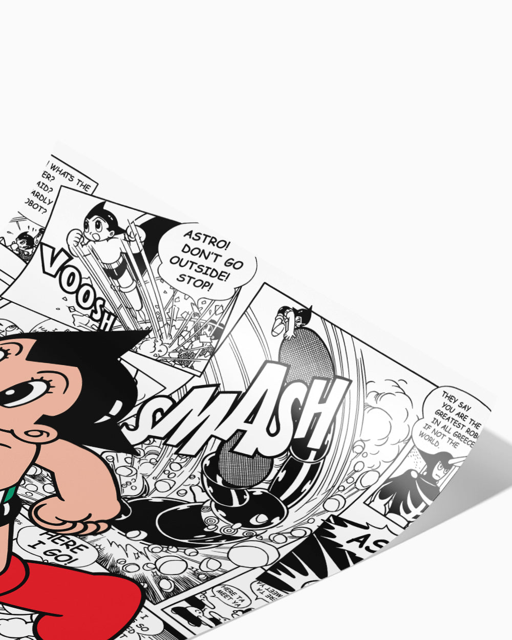 Manga Story Astro Boy Art Print