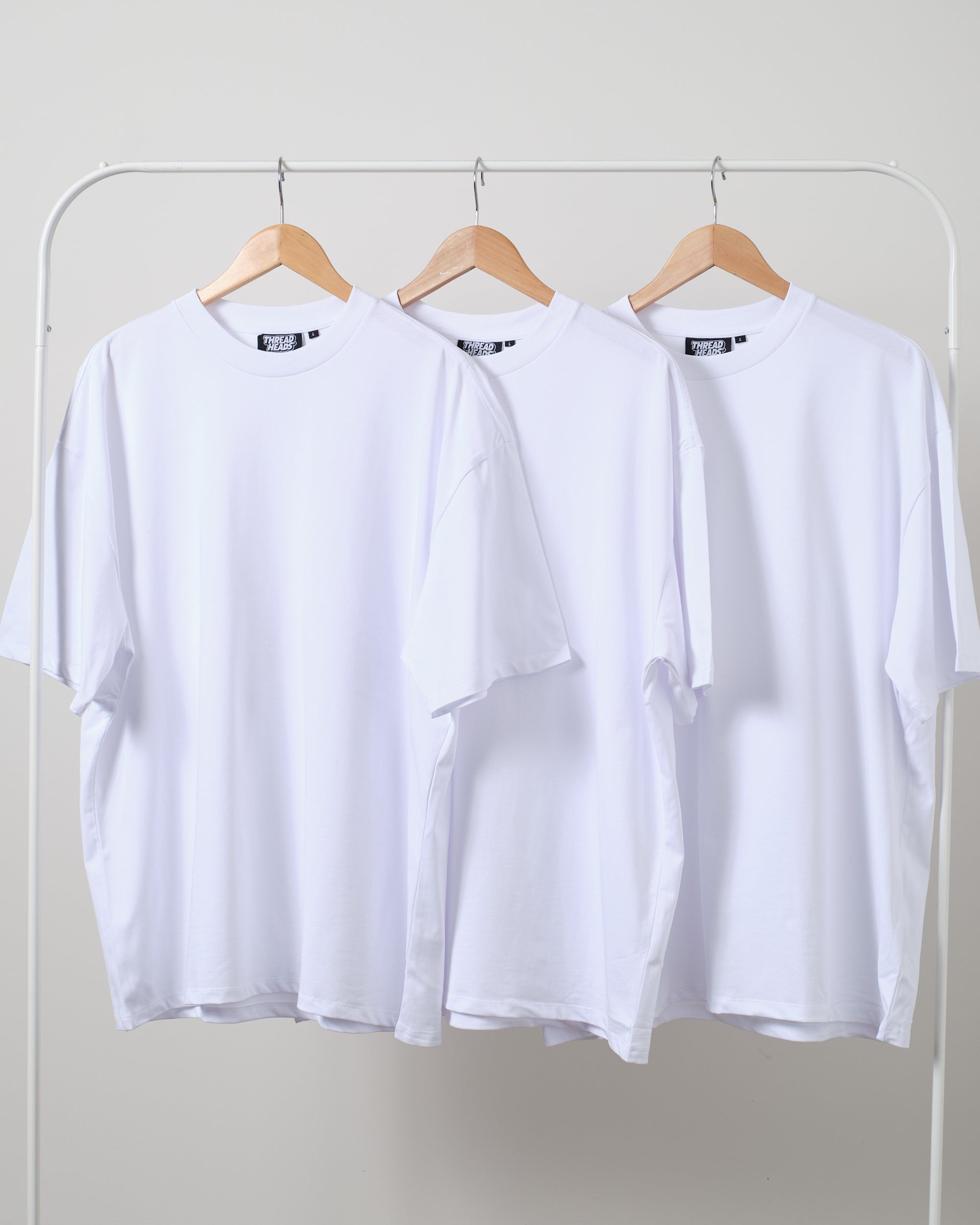 Oversized Tee 3 Pack: White