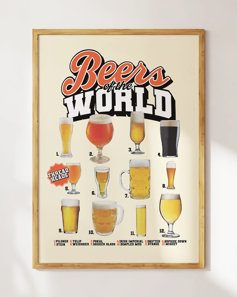 Beers of the World Art Print