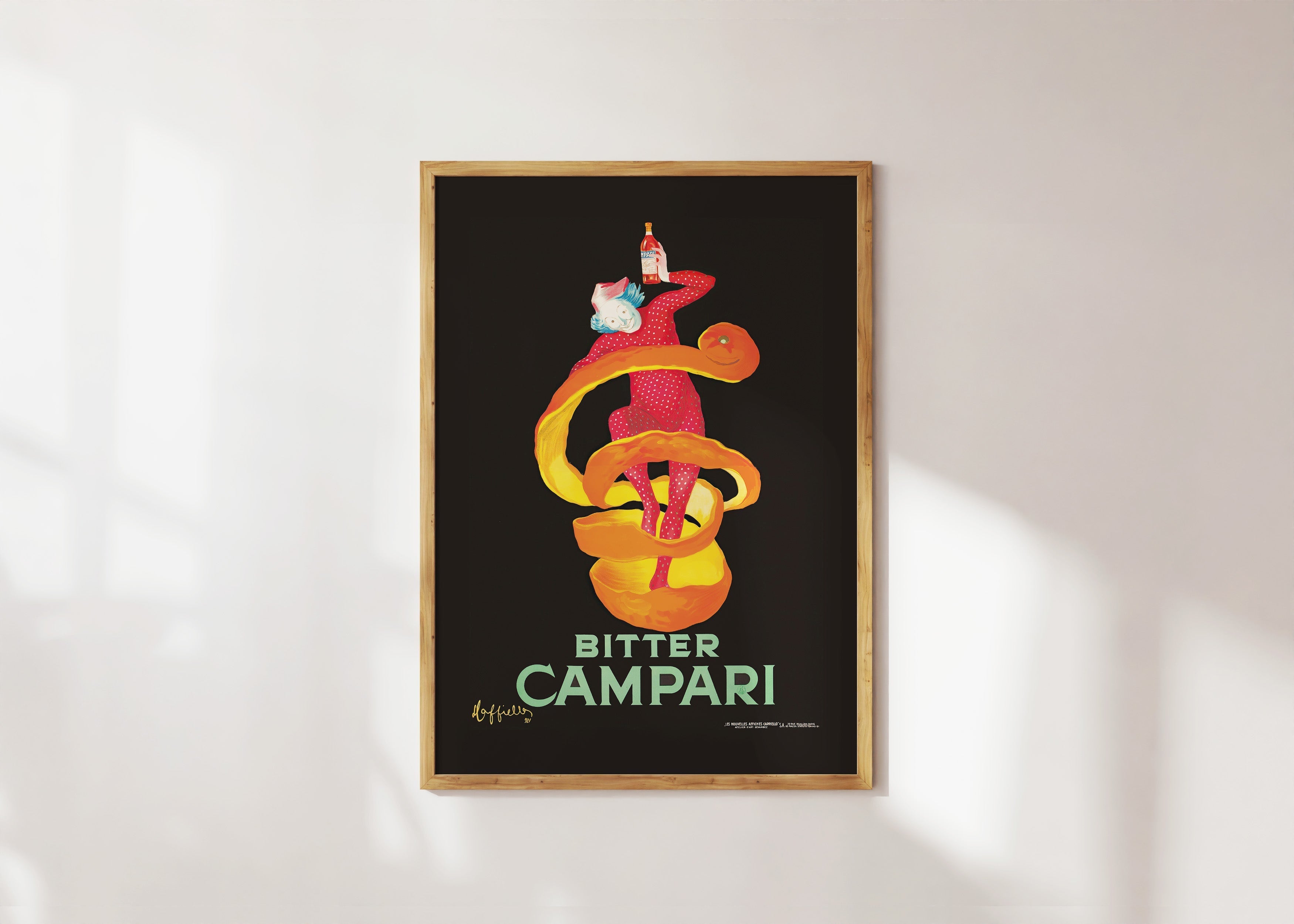 Bitter Campari Art Print