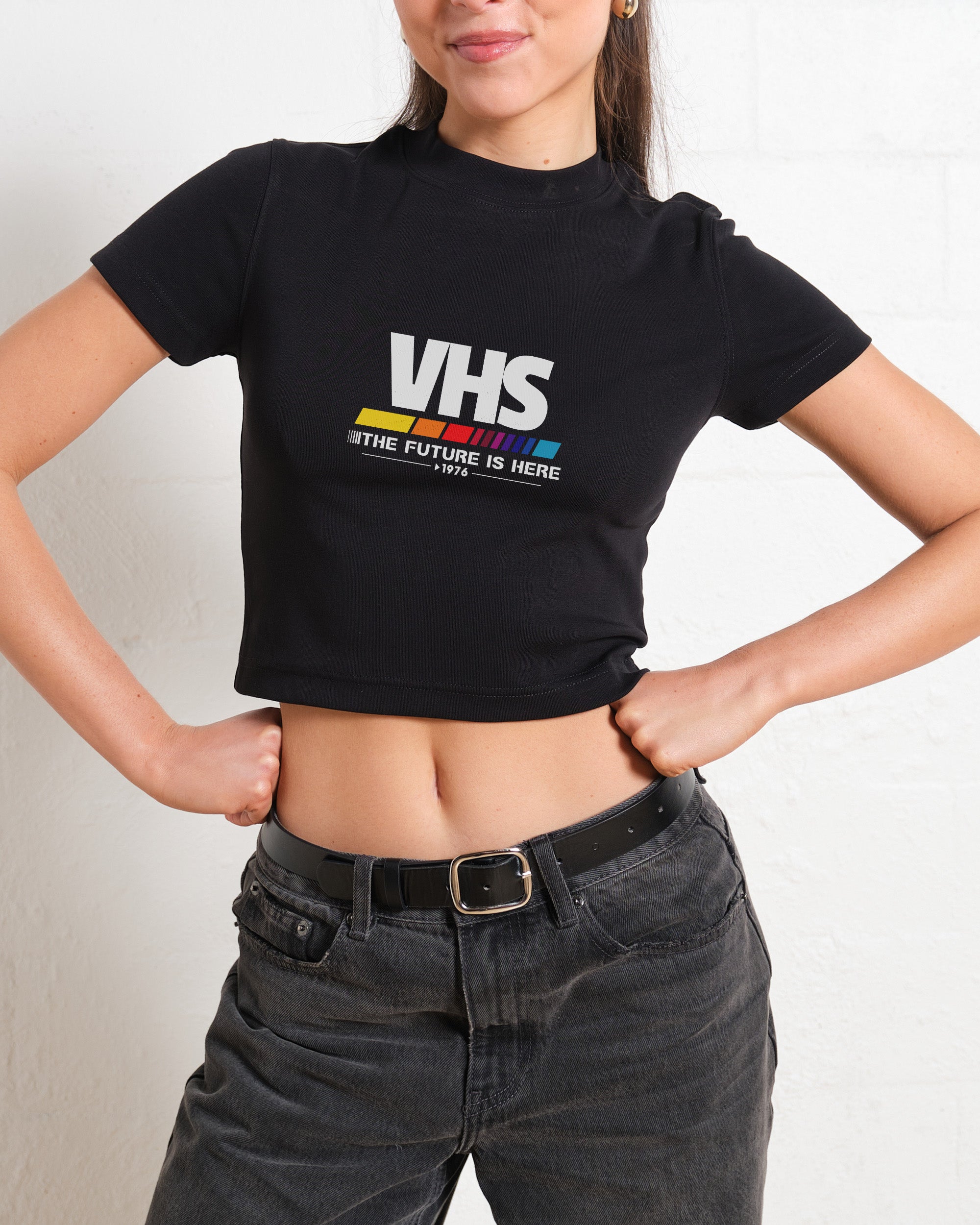 VHS - The Future is Now Baby Tee