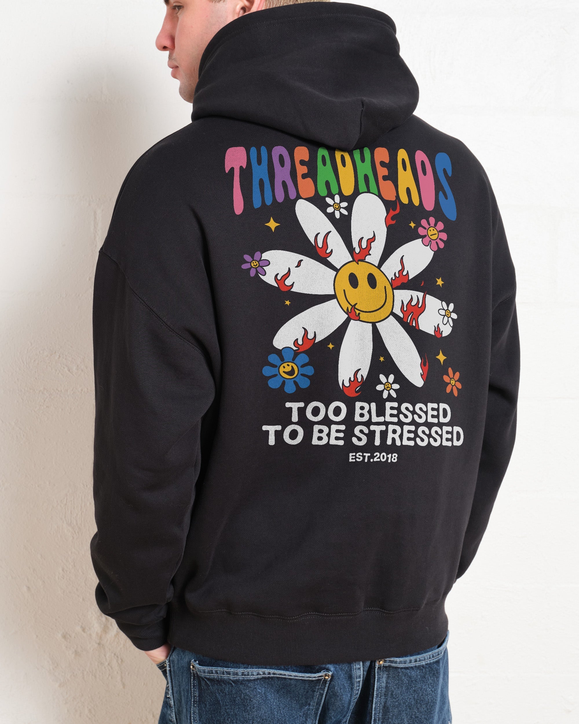 Too Blessed to be Stressed Hoodie