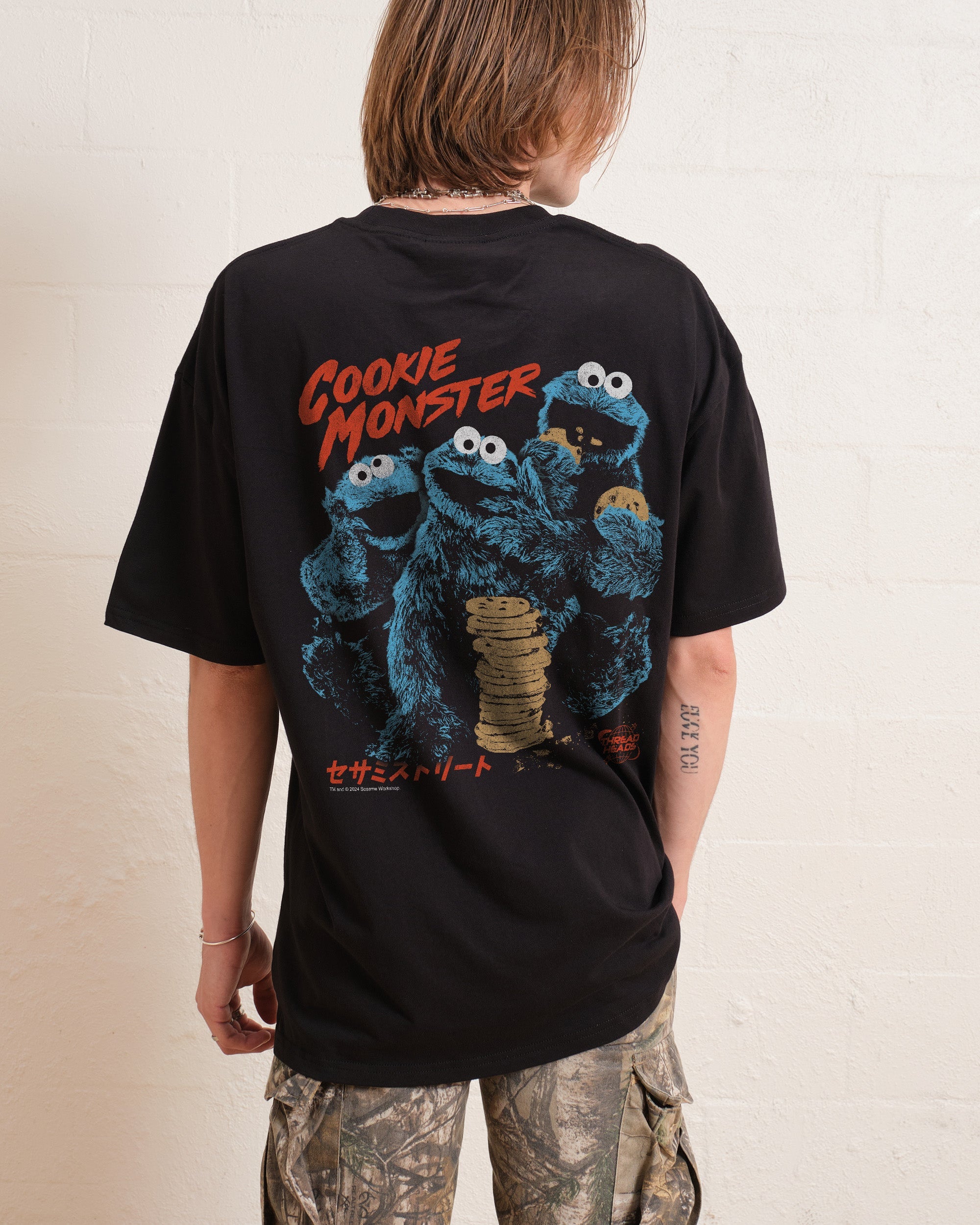 Cookie Kaiju Front and Back T-Shirt