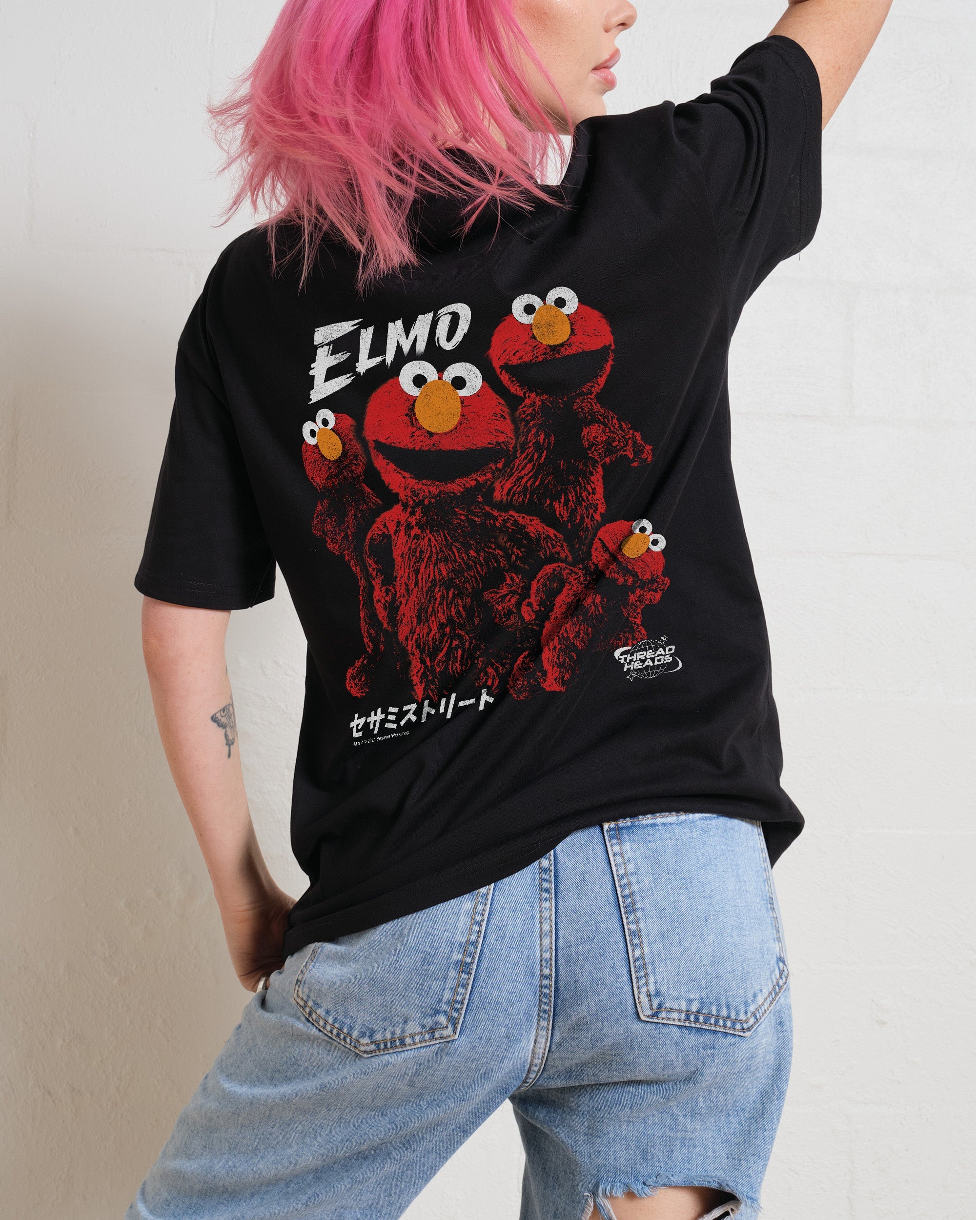 Tokyo Elmo Front and Back T-Shirt