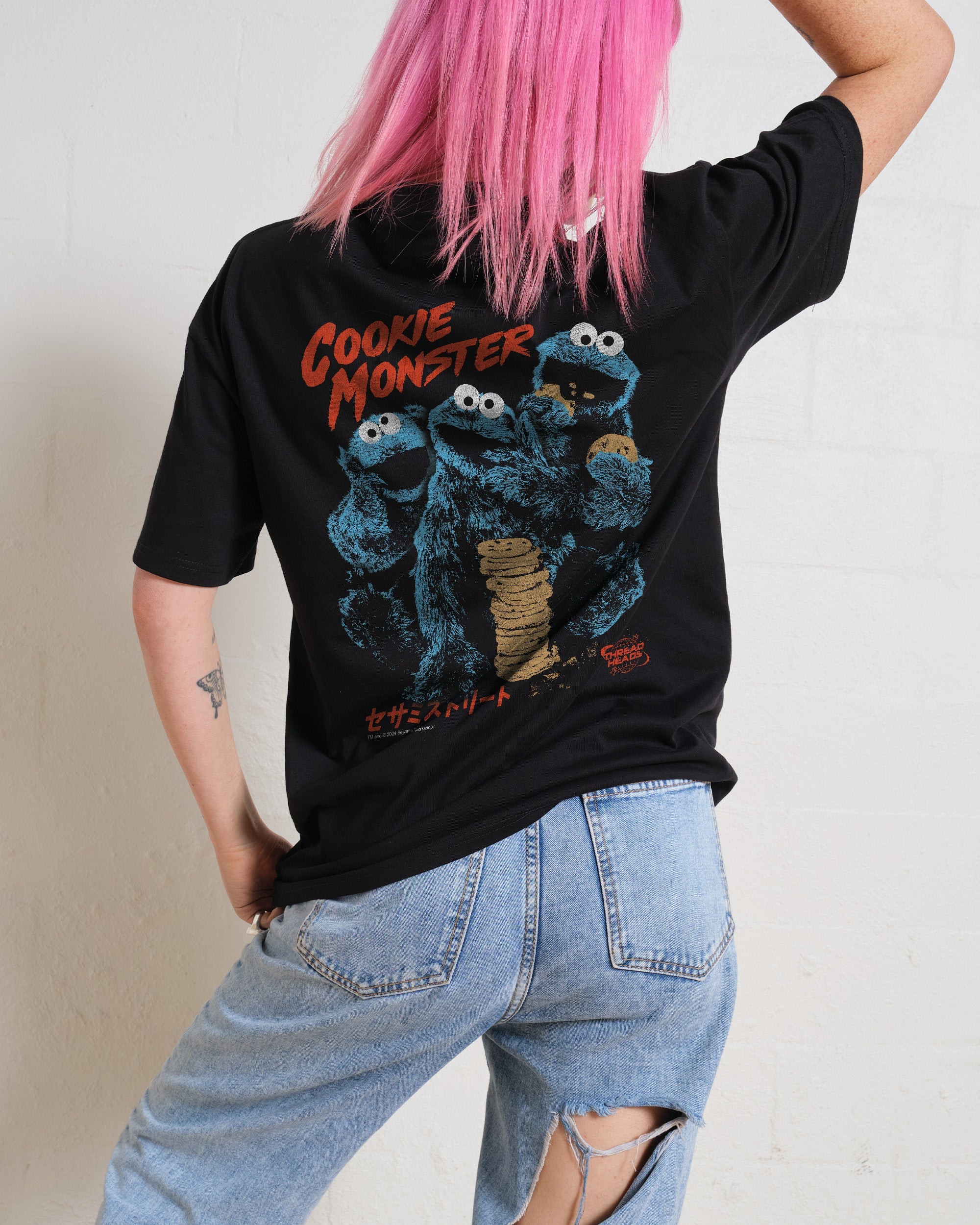 Cookie Kaiju Front and Back T-Shirt