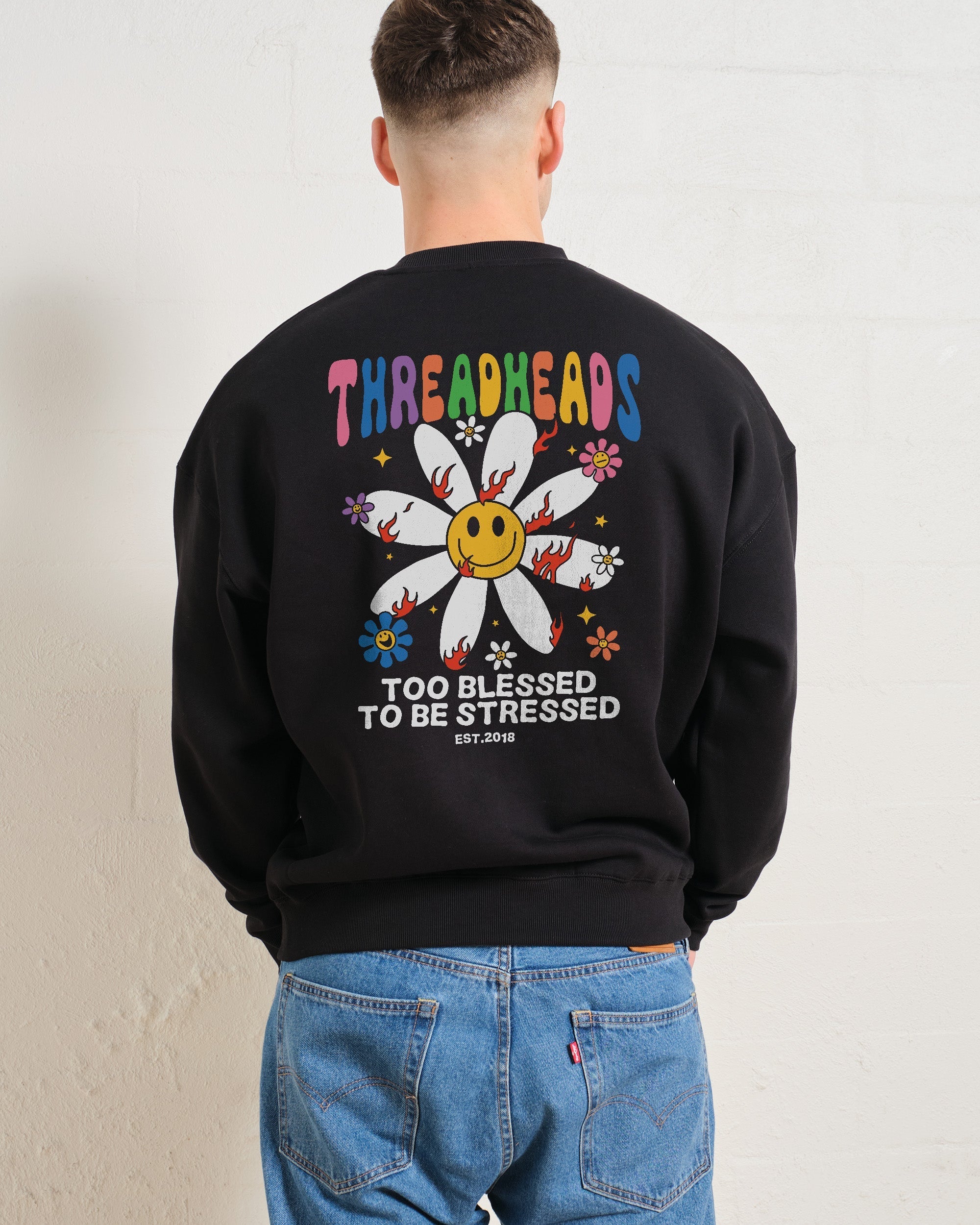 Too Blessed to be Stressed Sweatshirt