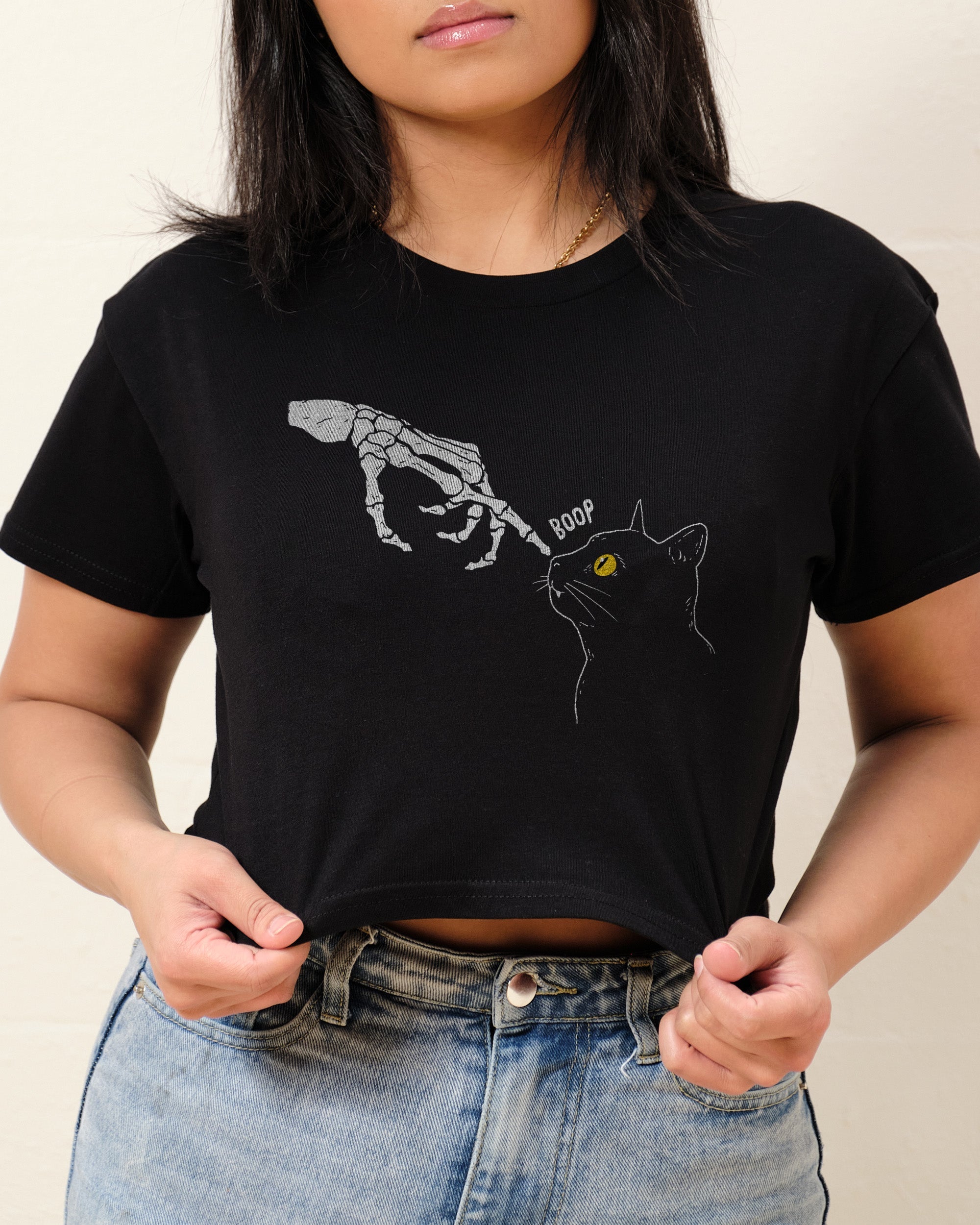 Spooky Boop Crop Tee