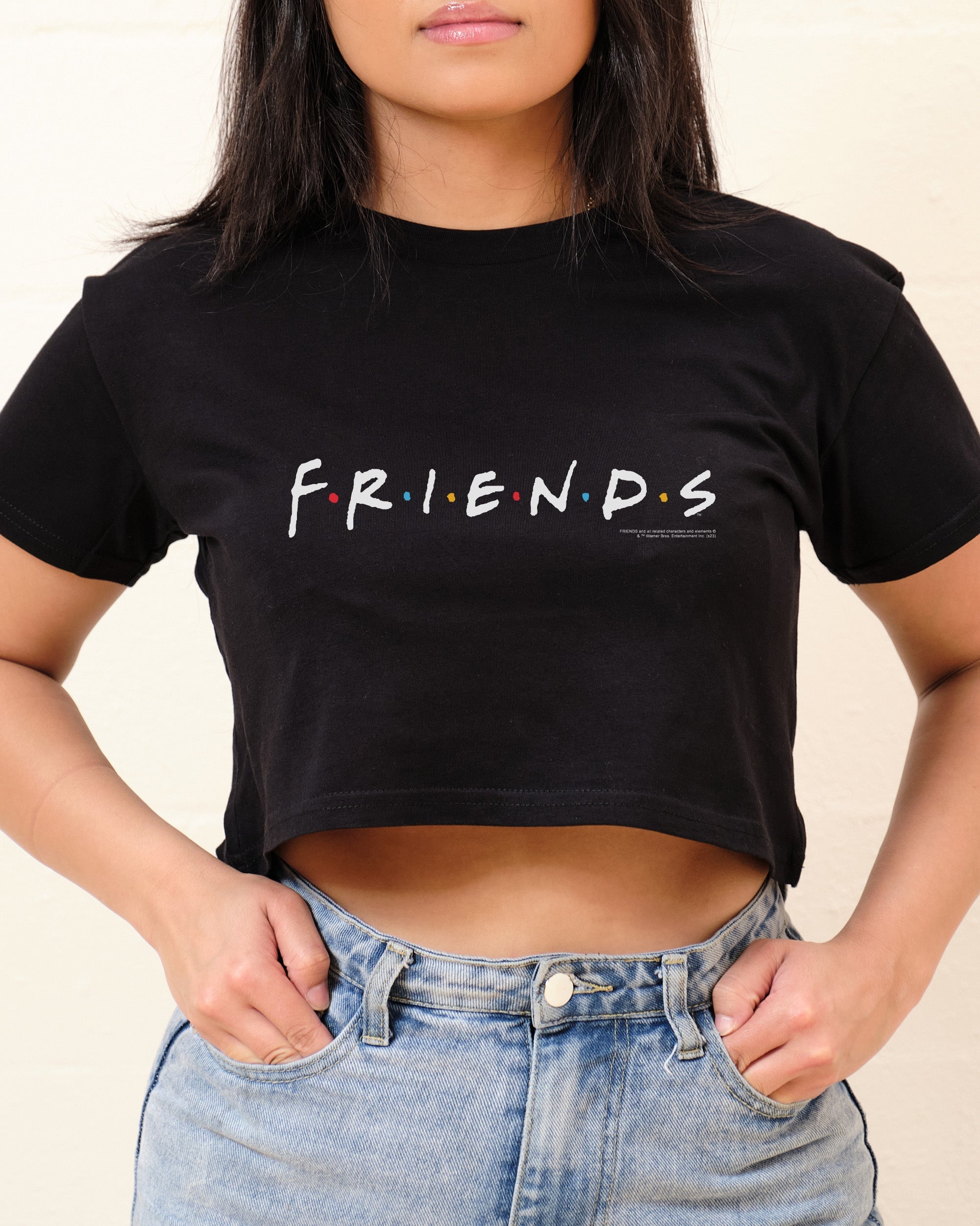 Friends Logo Crop Tee