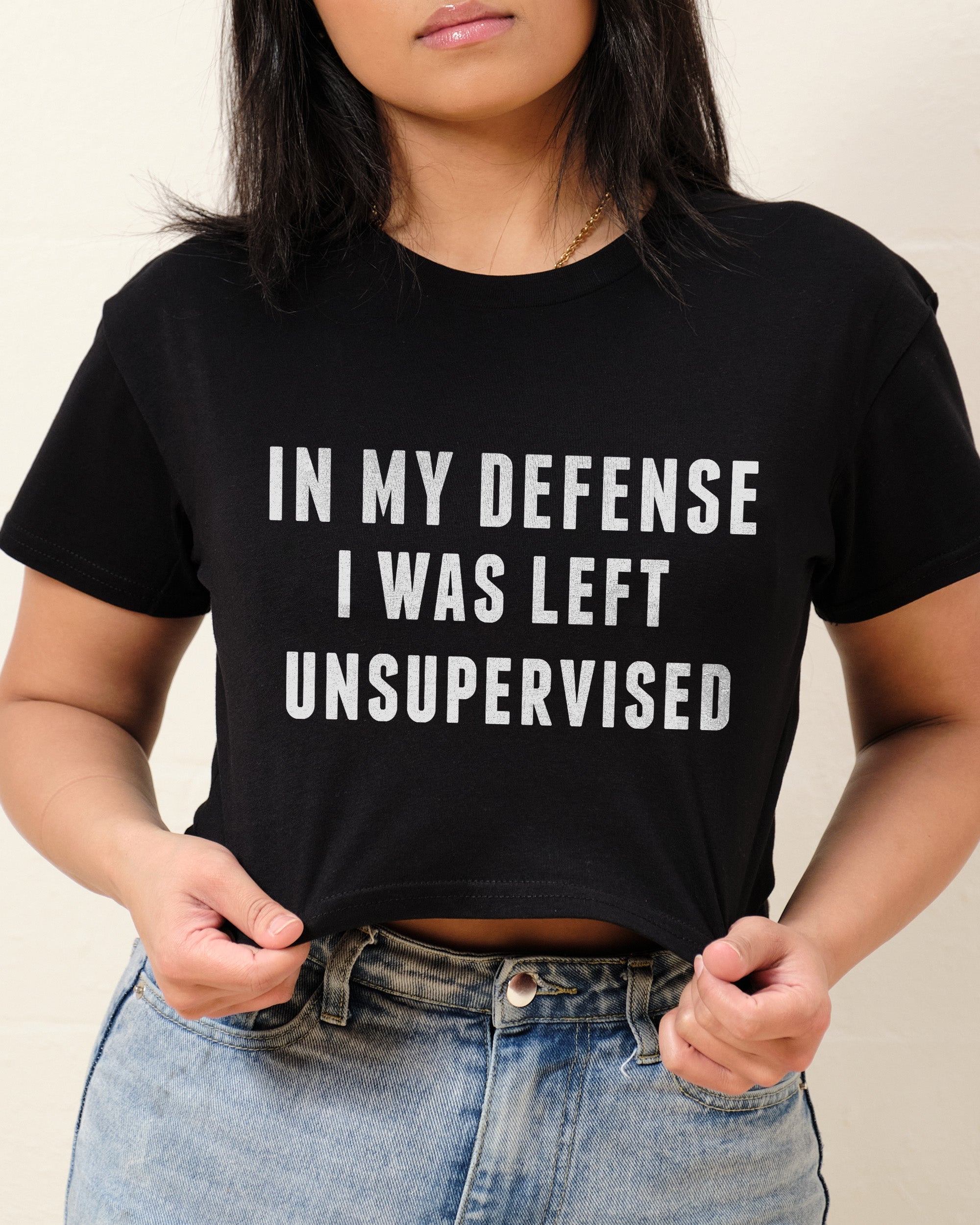 Left Unsupervised Crop Tee