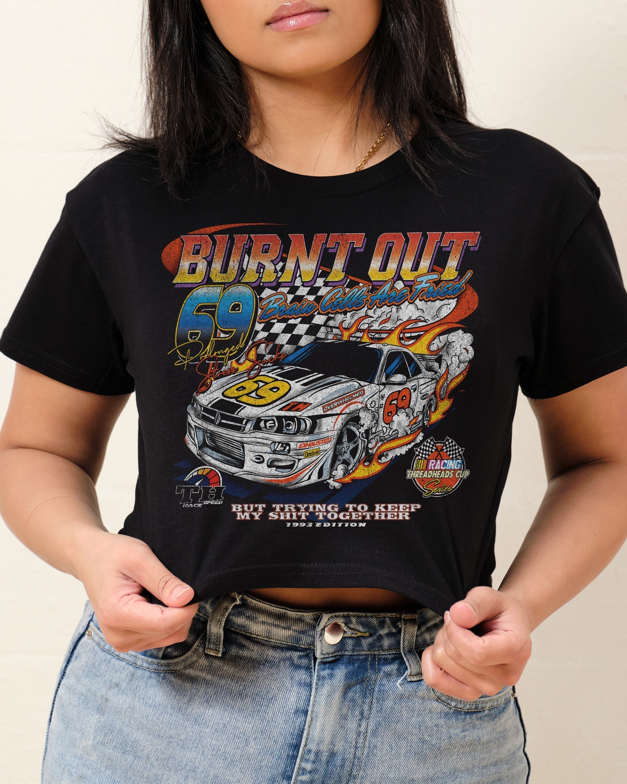 Burnt Out Crop Tee