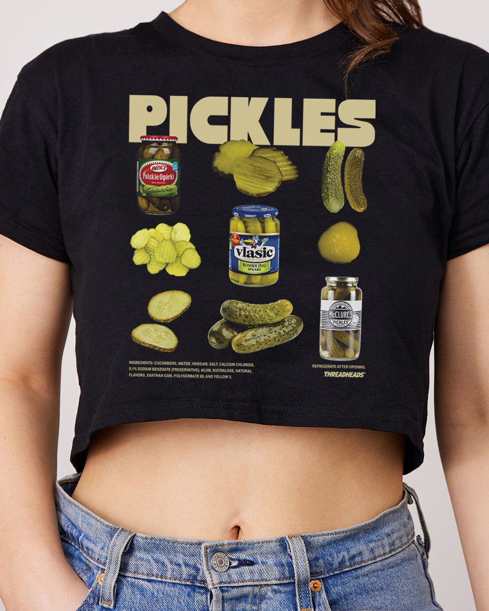 The Pickles Crop Tee