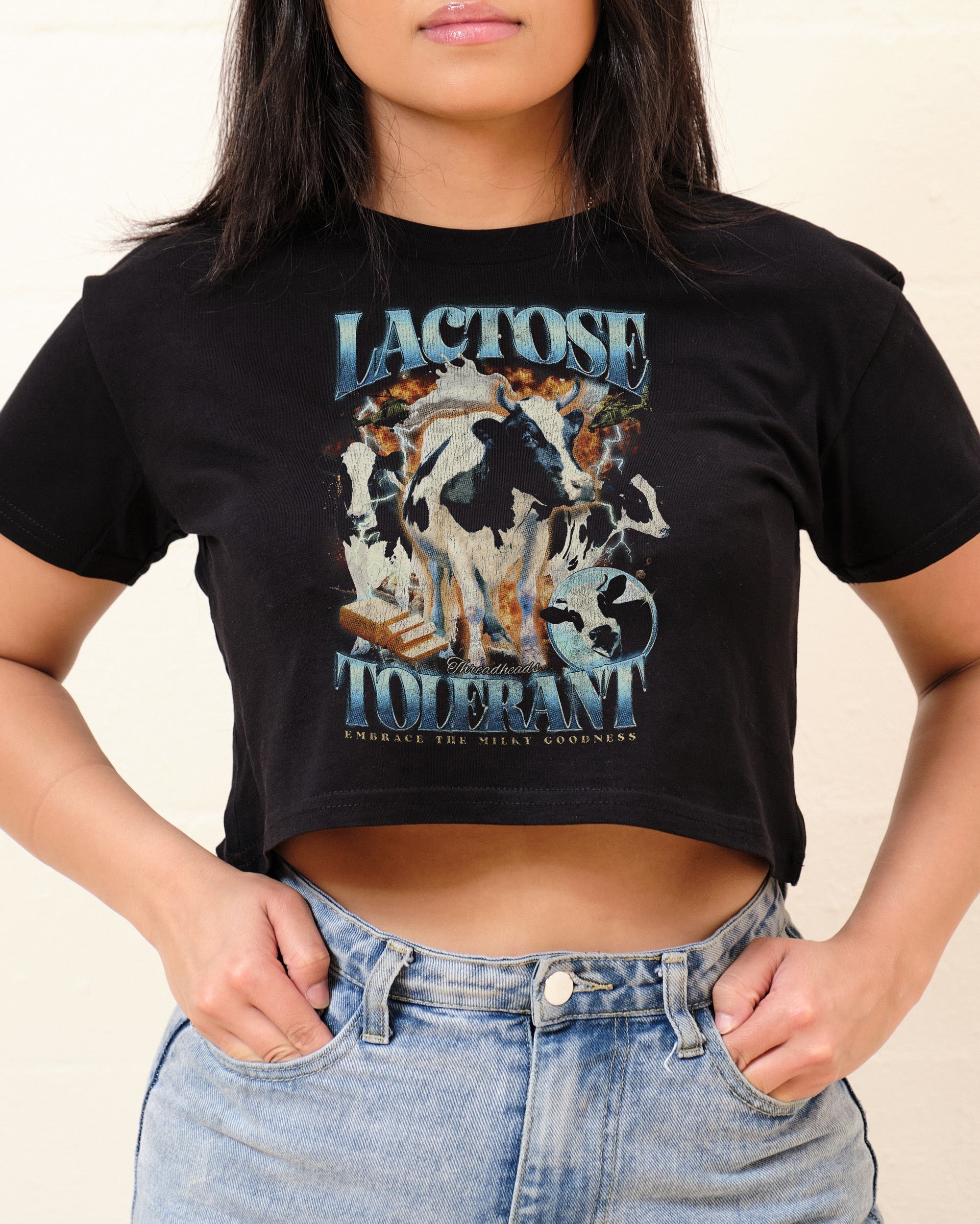 Lactose Tolerant Crop Tee