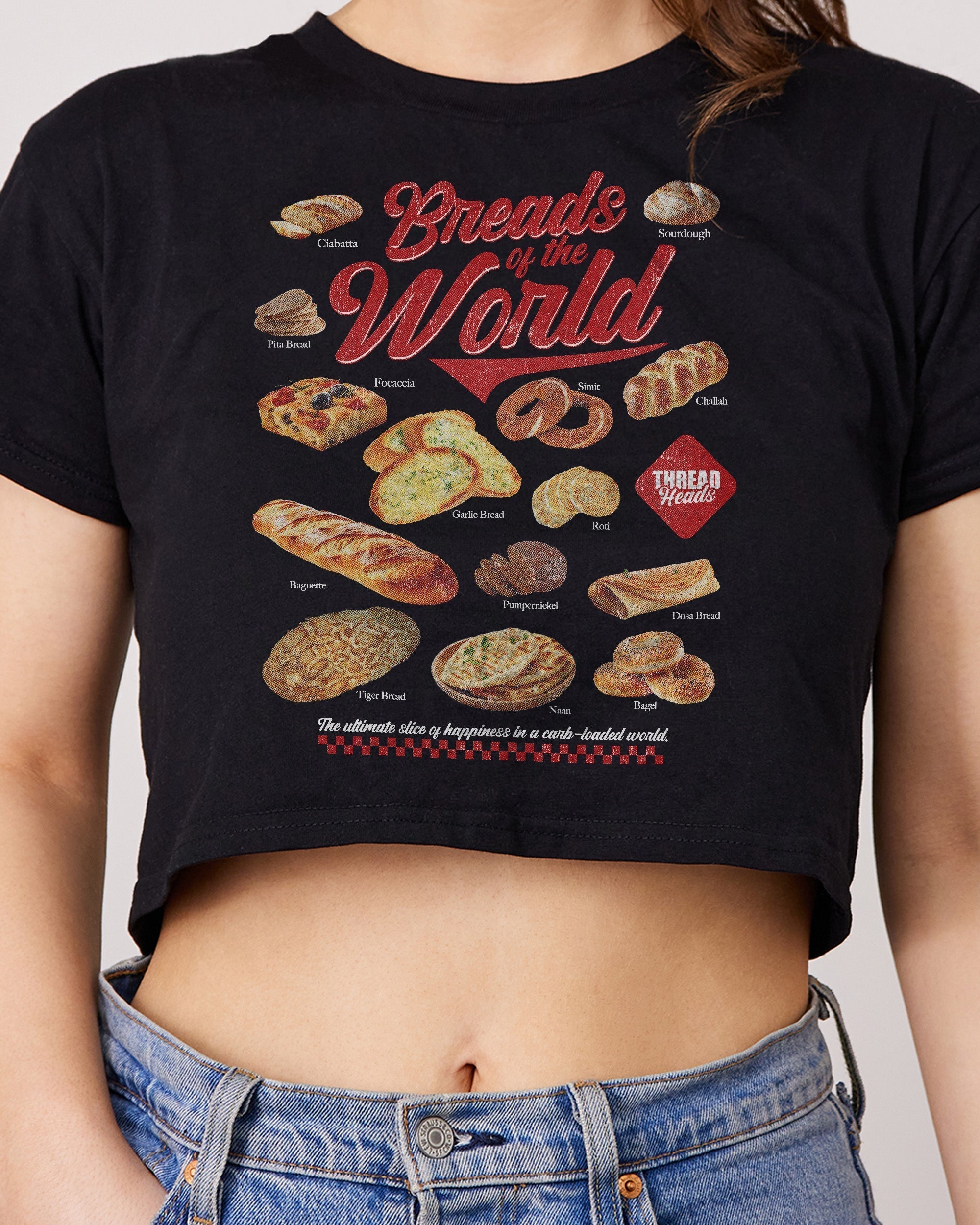 Breads of the World Crop Tee