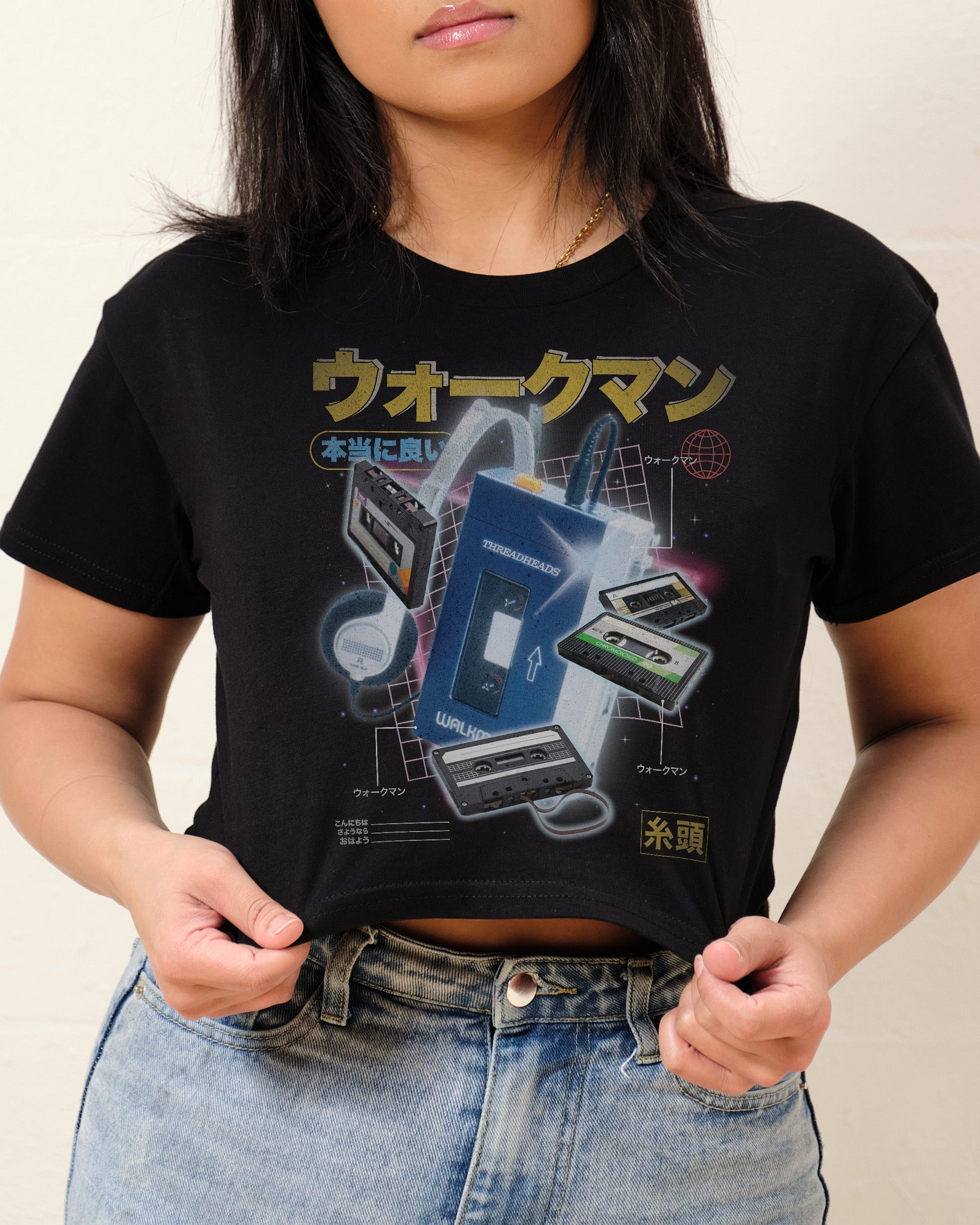 Japanese Walkman Crop Tee