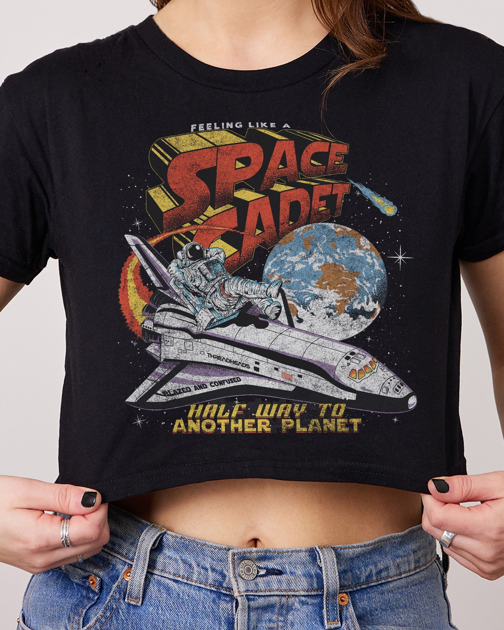 Space Cadet Crop Tee