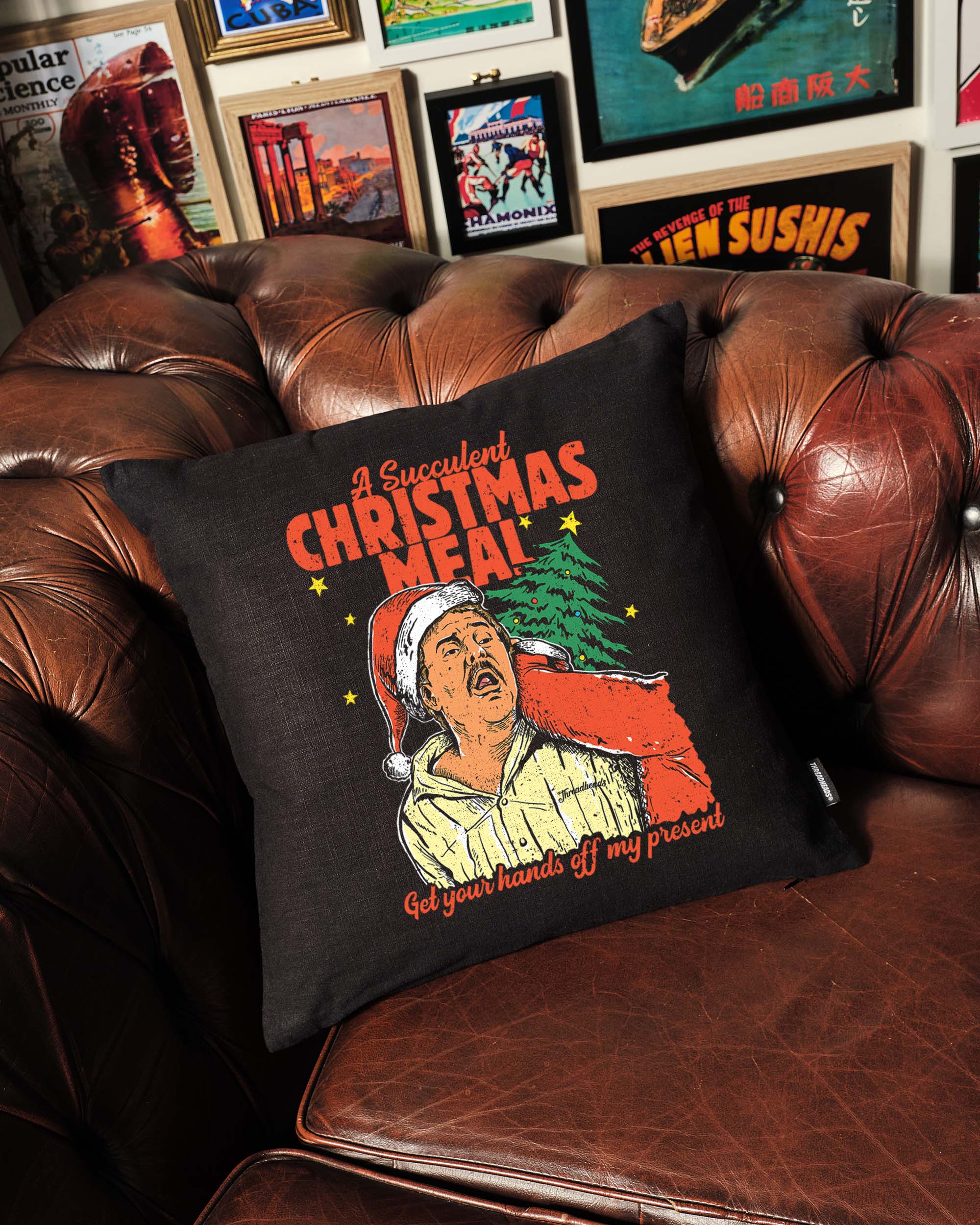 Succulent Christmas Meal Cushion