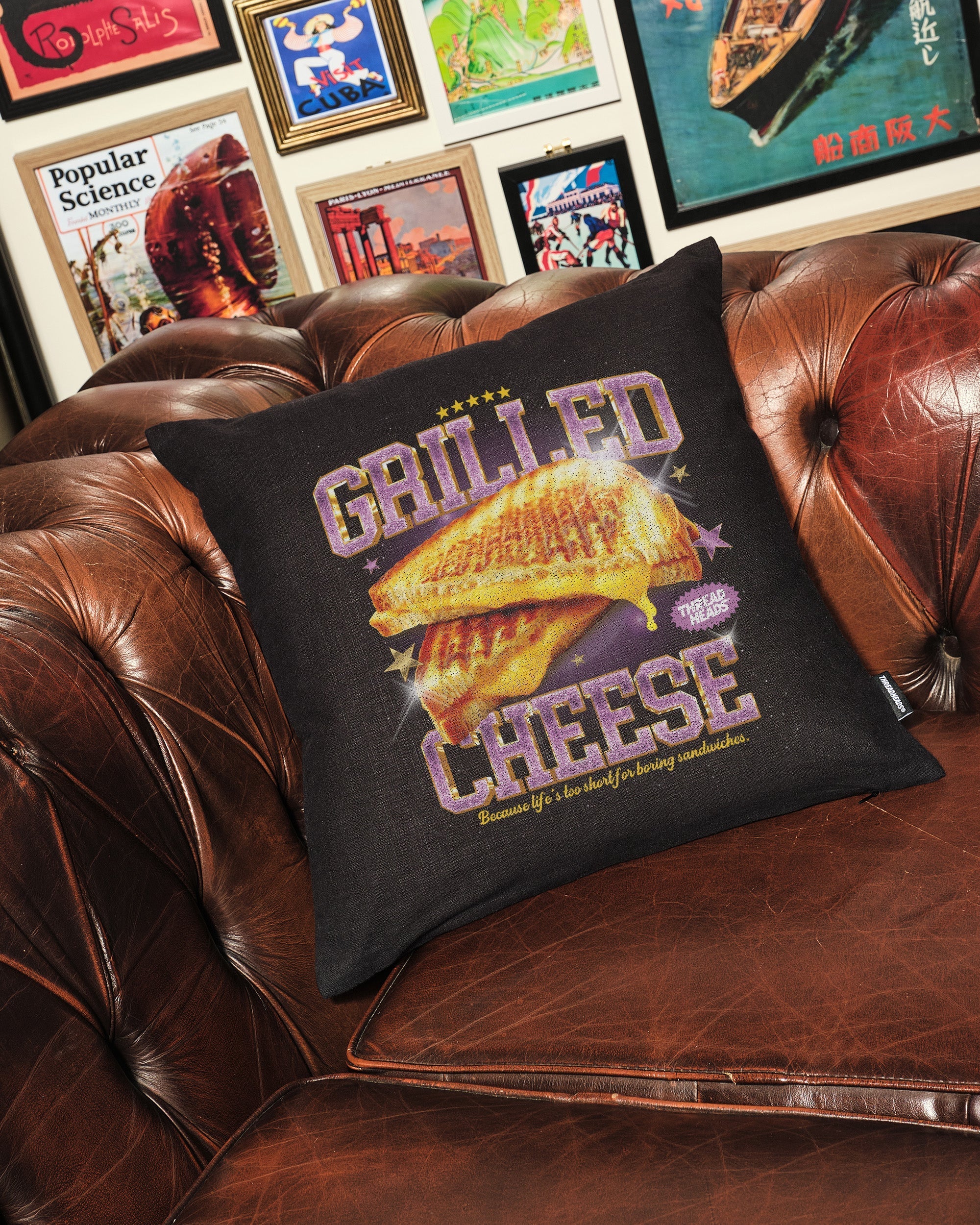 Grilled Cheese Cushion