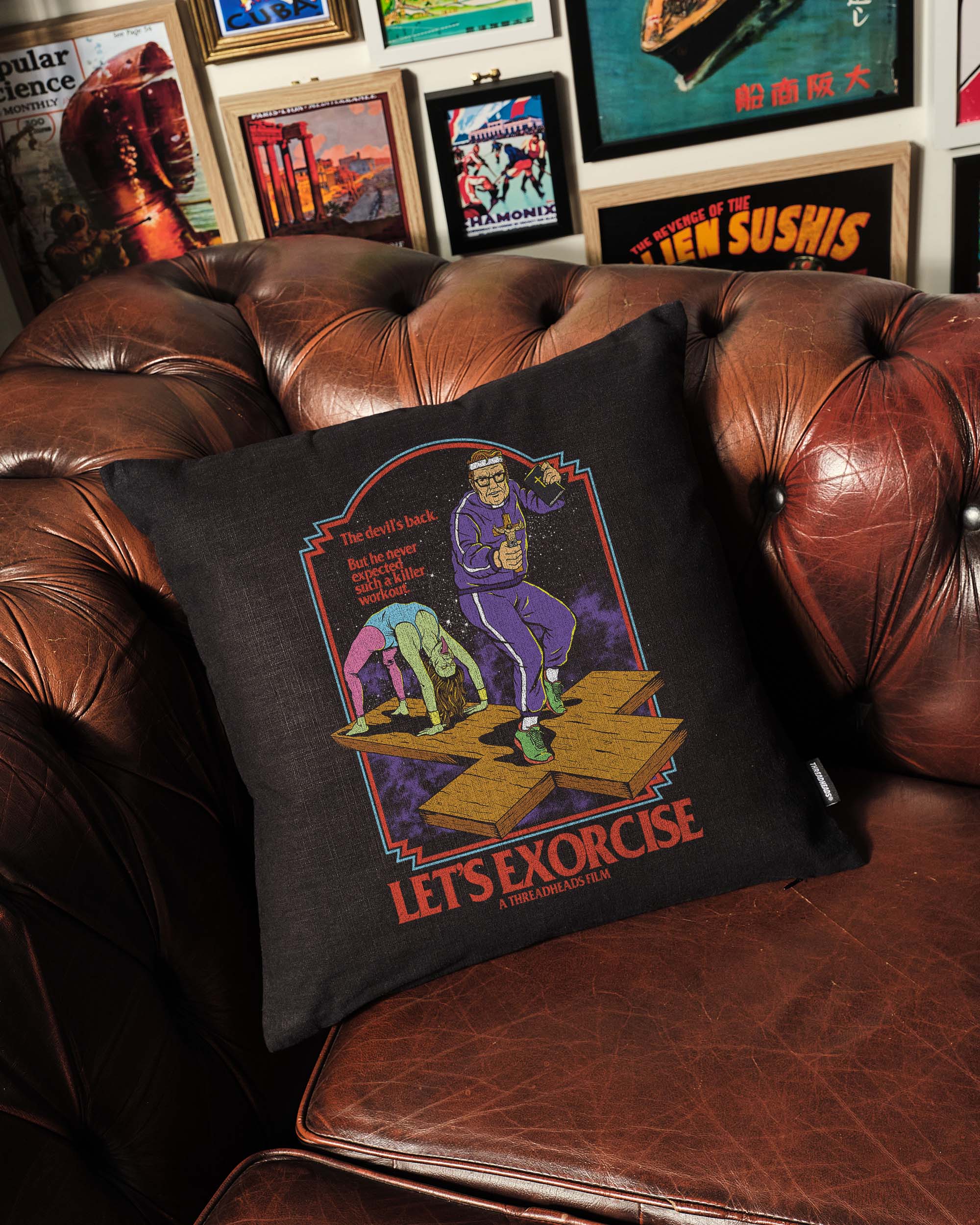 Let's Exorcise Cushion