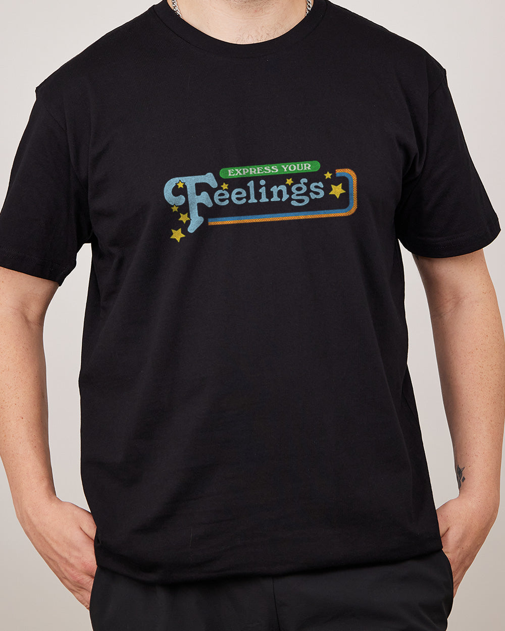 Express Your Feelings Front and Back T-Shirt