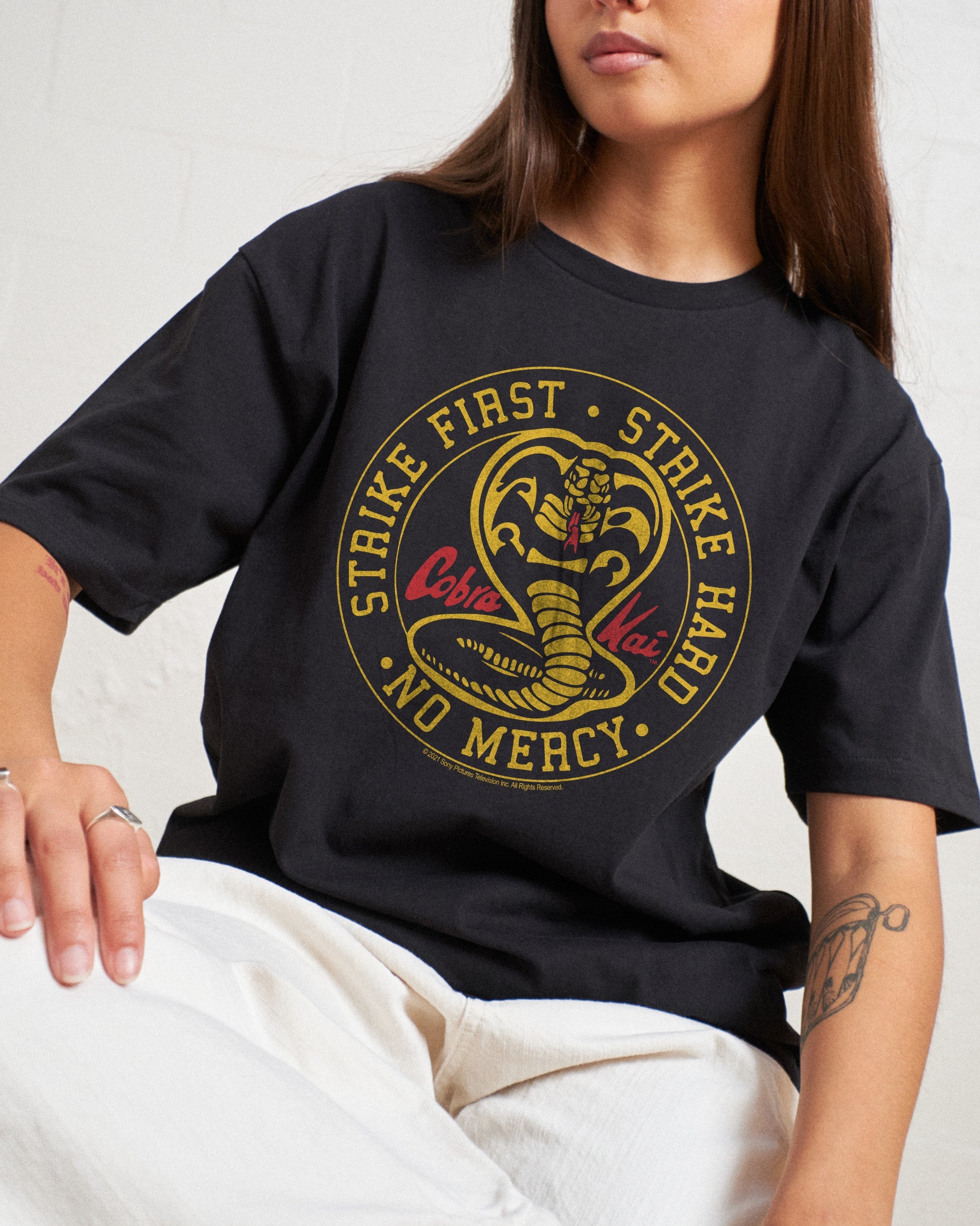 Cobra Kai No Mercy Icon T-Shirt