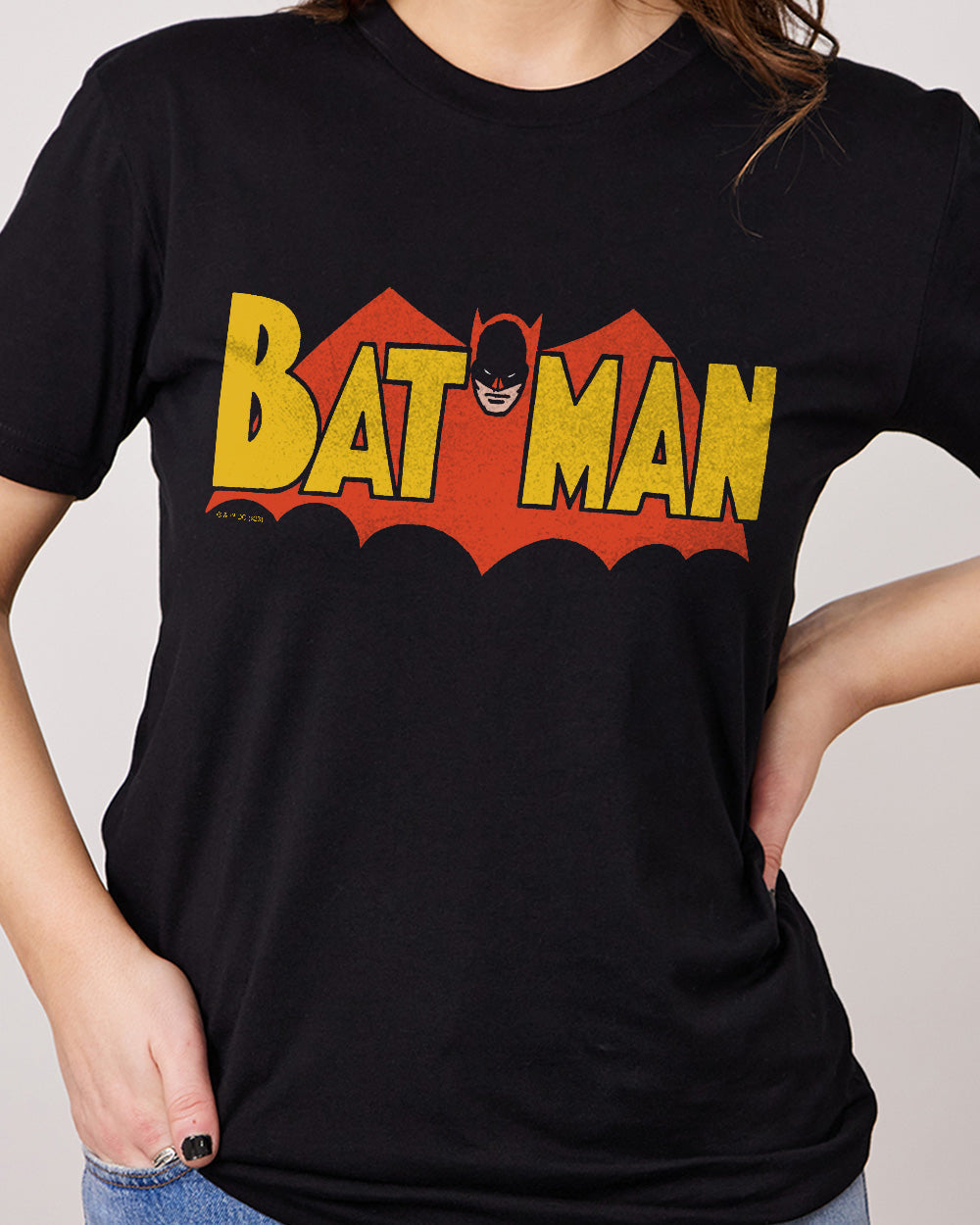 Vintage Red Bat Logo T-Shirt