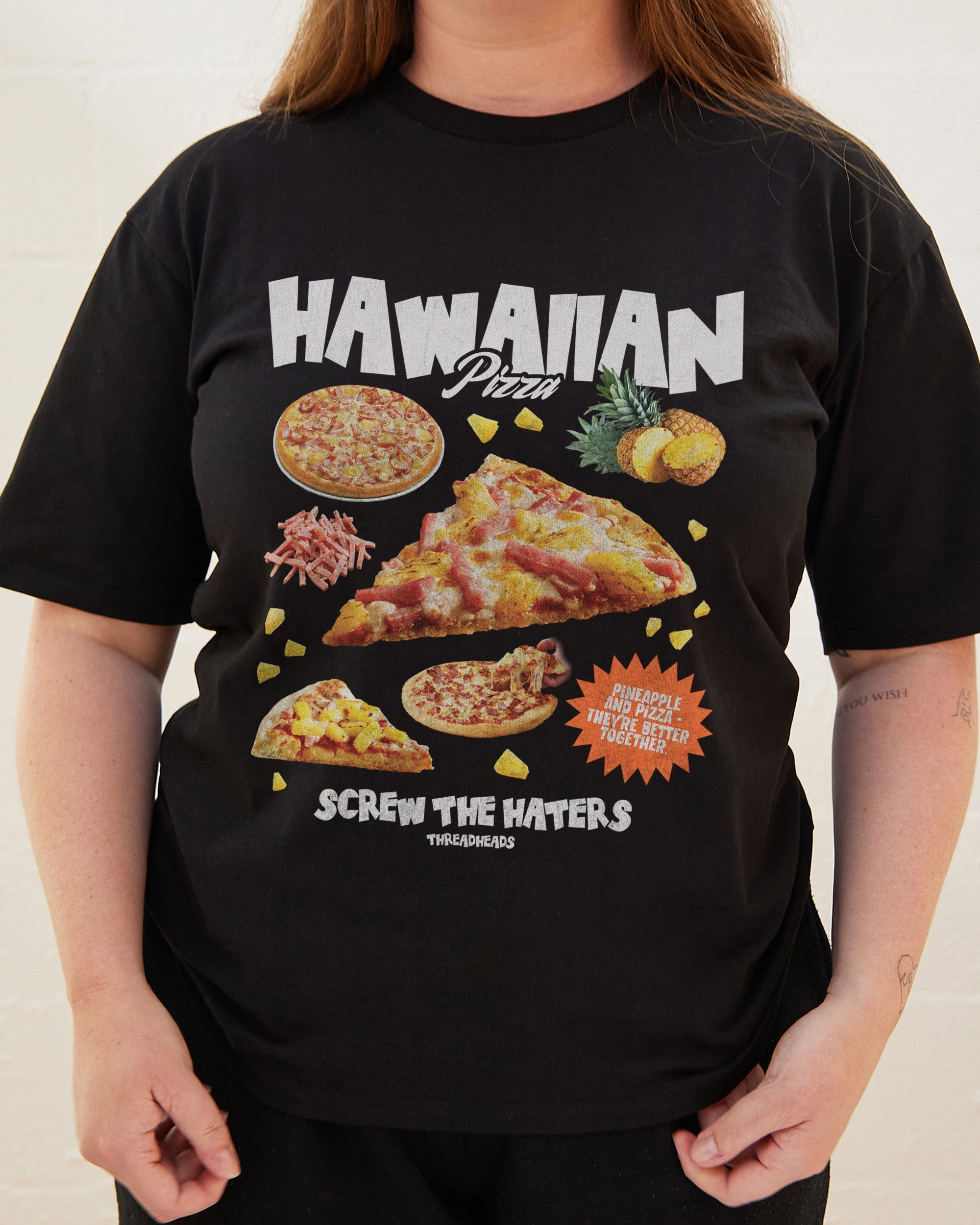 Hawaiian Pizza Bootleg T-Shirt