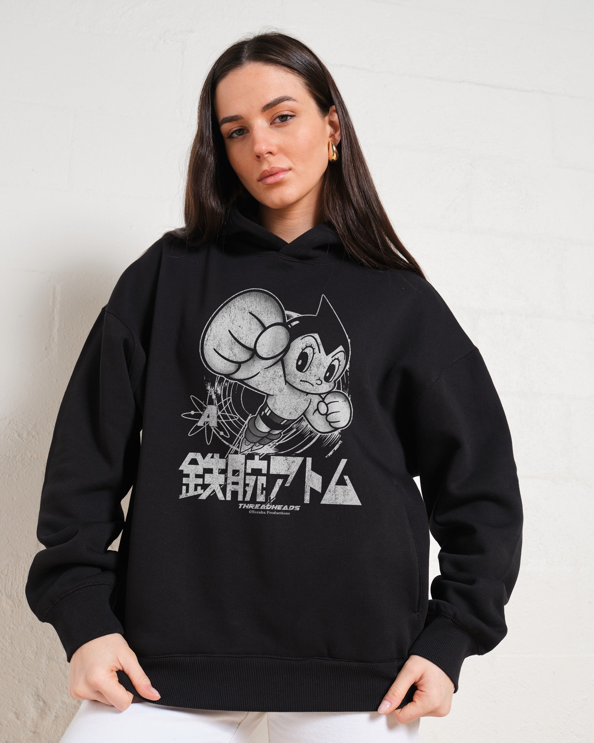 Astro Boy Black and White Hoodie