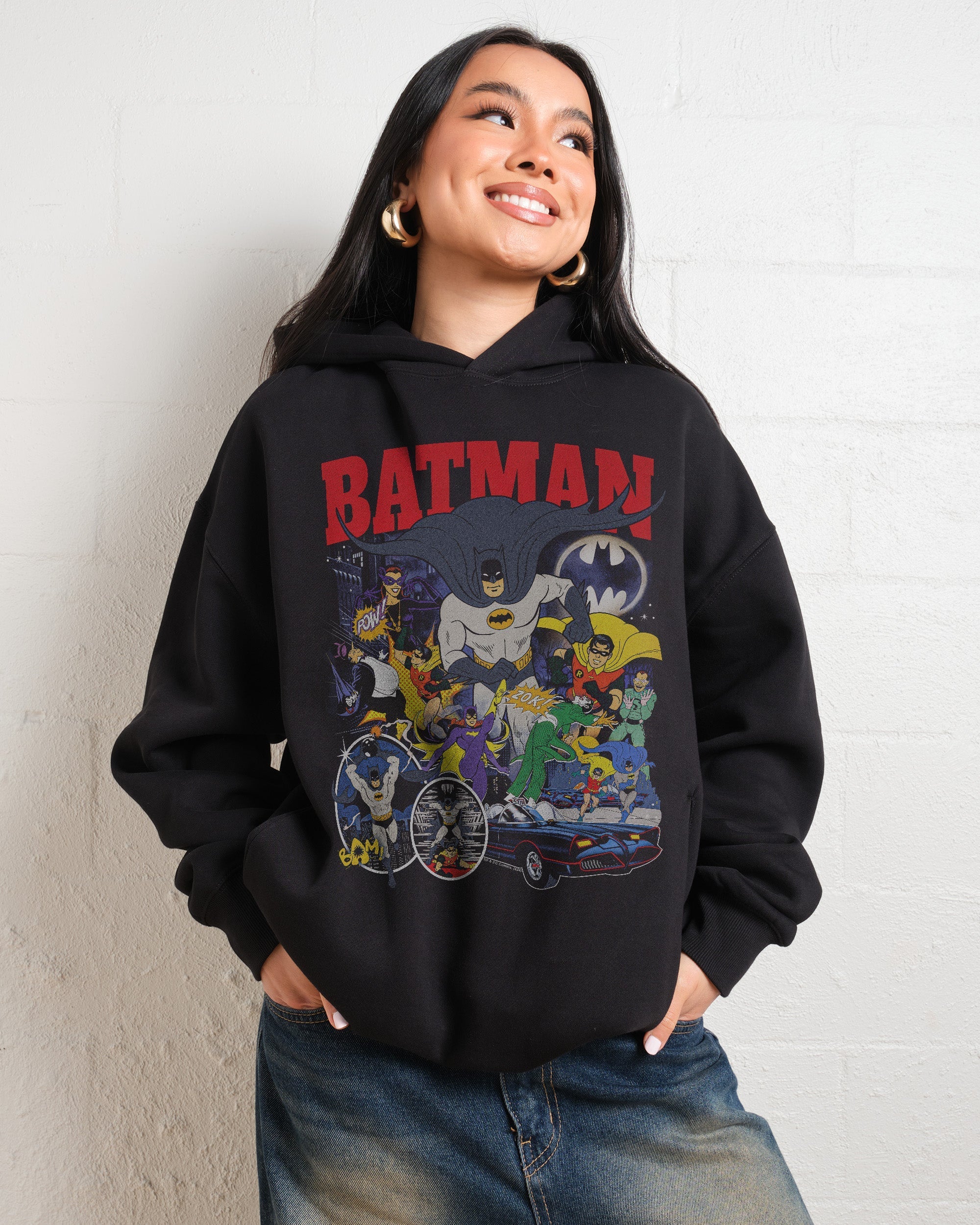 Batman Animated Vintage Hoodie