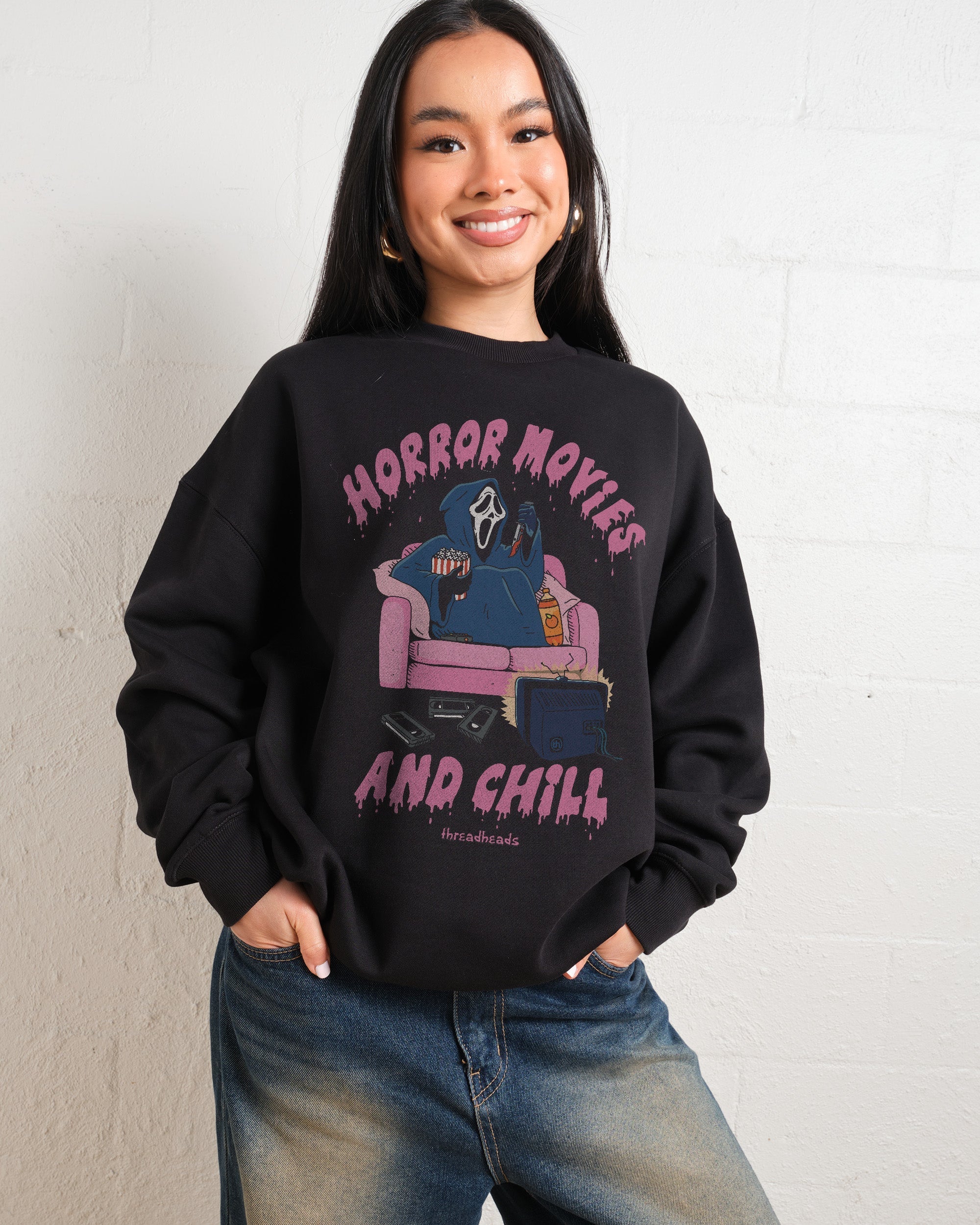 Horror Movies and Chill Sweatshirt