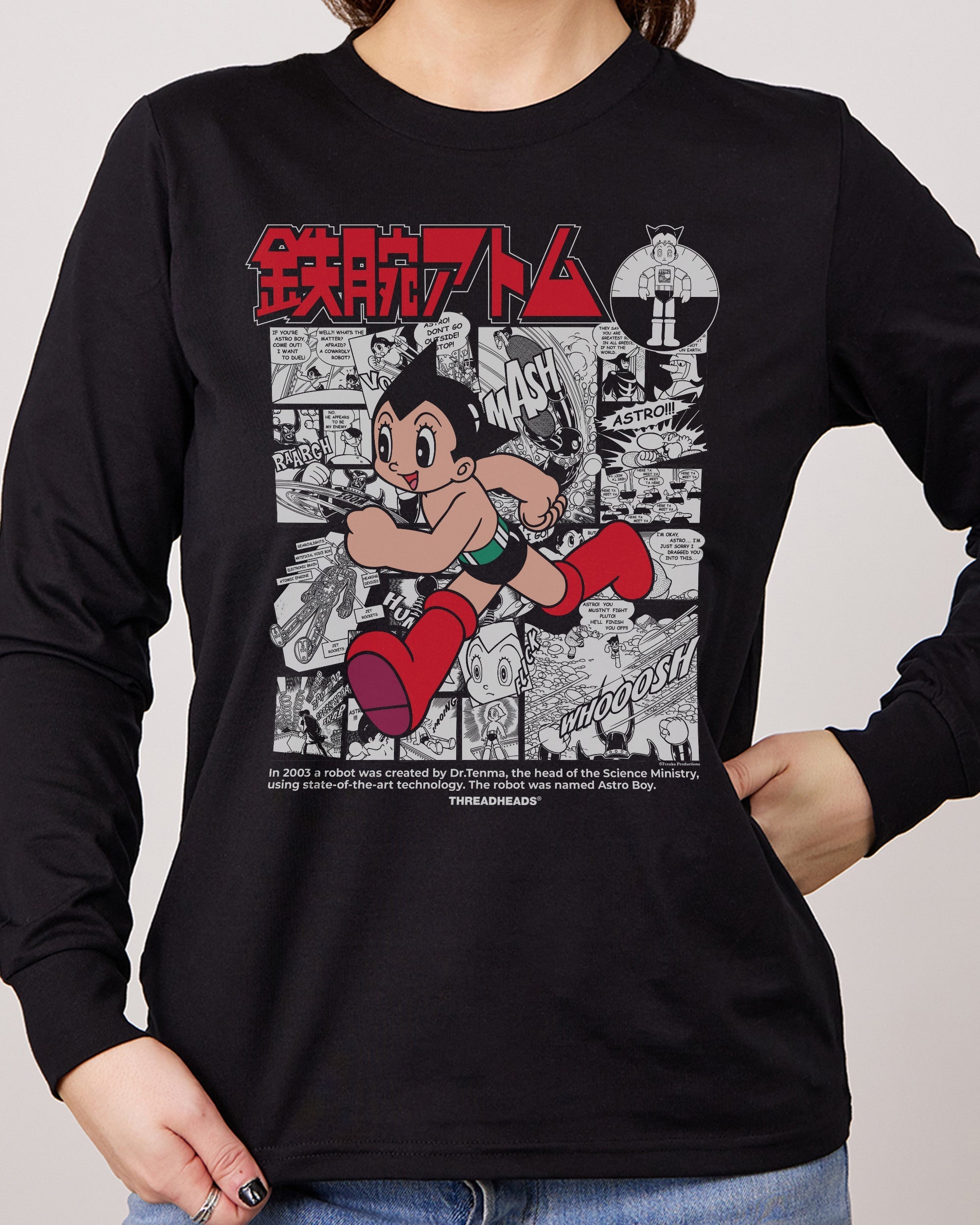 Manga Story Astro Boy Long Sleeve