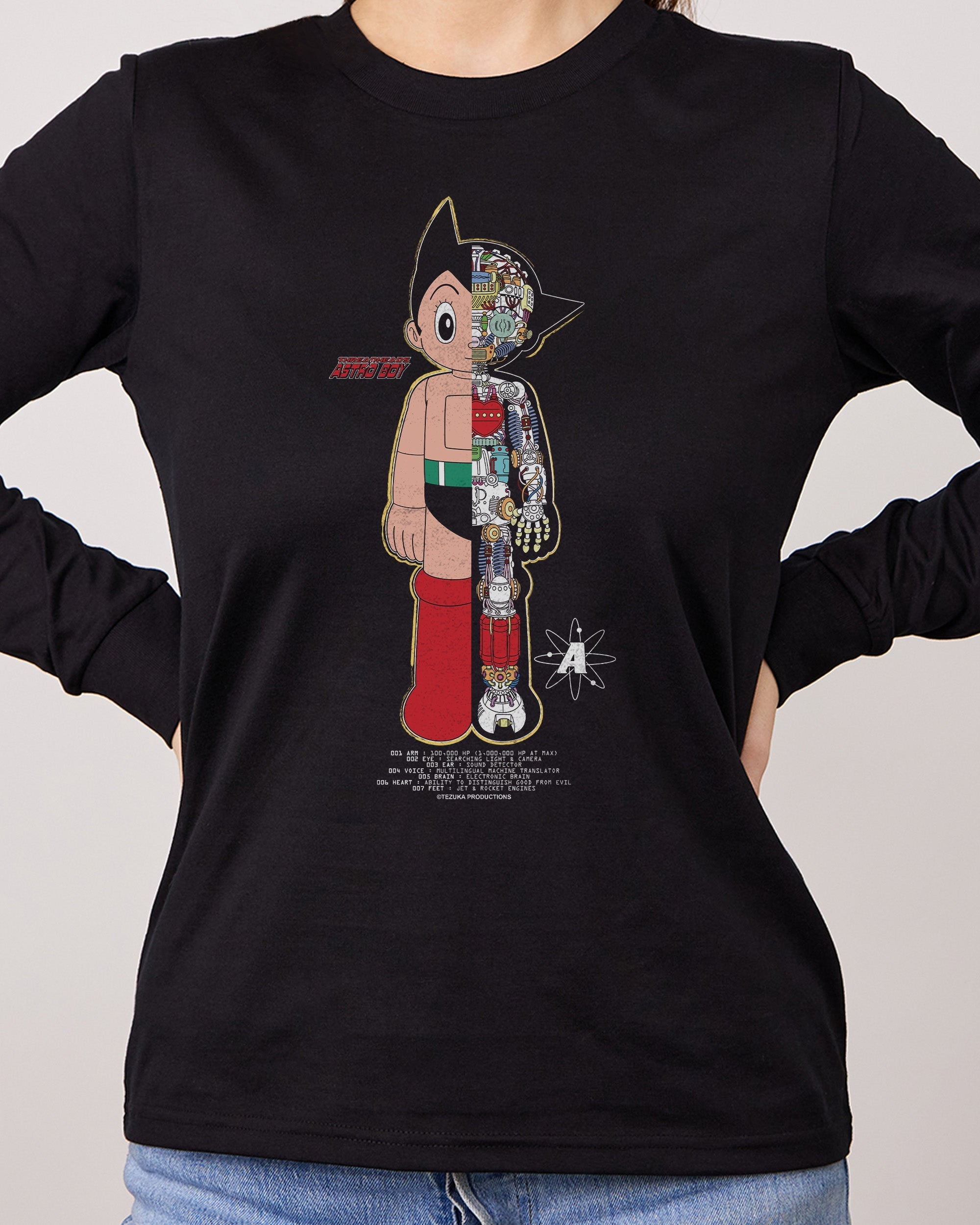 Astro Boy Half Robot Long Sleeve